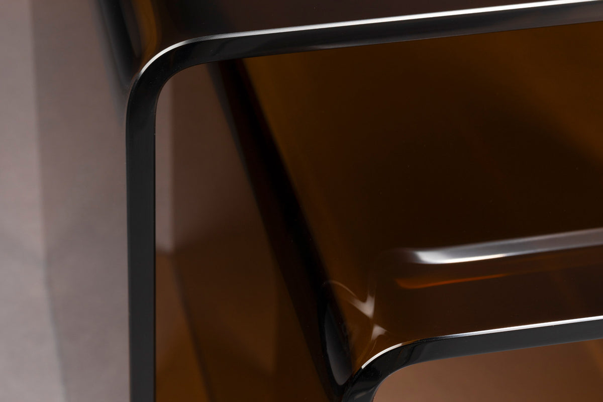 Beistelltisch Vetro Set of 2 in Brown präsentiert im Onlineshop von KAQTU Design AG. Beistelltisch ist von Dutchbone