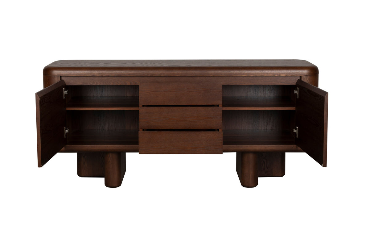 Sideboard Herman in Braun präsentiert im Onlineshop von KAQTU Design AG. Sideboard ist von Dutchbone