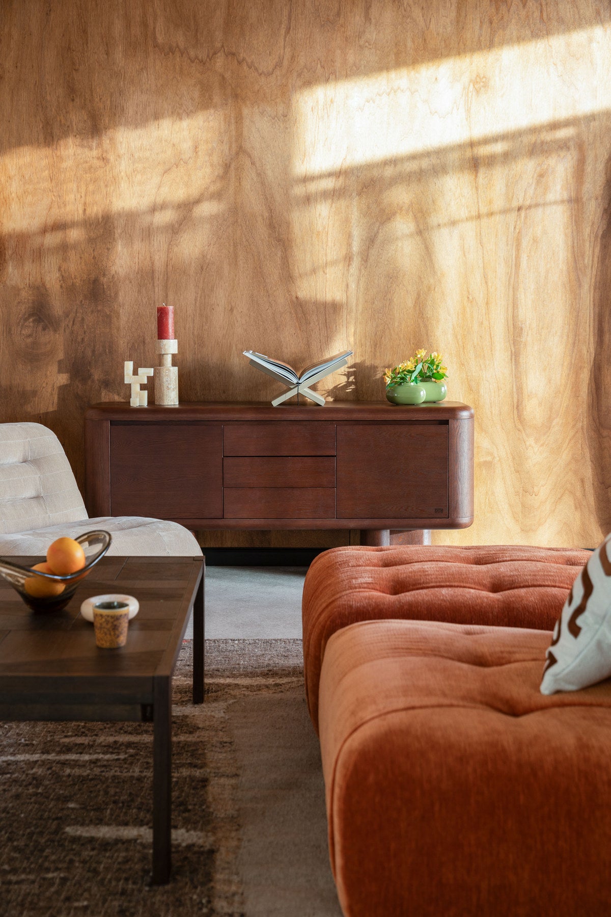 Sideboard Herman in Braun präsentiert im Onlineshop von KAQTU Design AG. Sideboard ist von Dutchbone