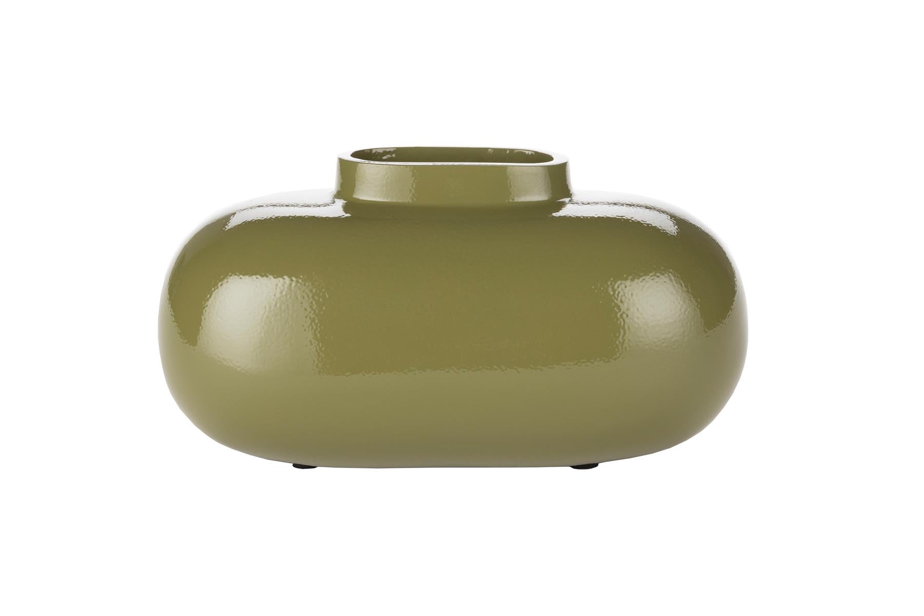 Vase Droplet in Grün präsentiert im Onlineshop von KAQTU Design AG. Vase ist von Dutchbone