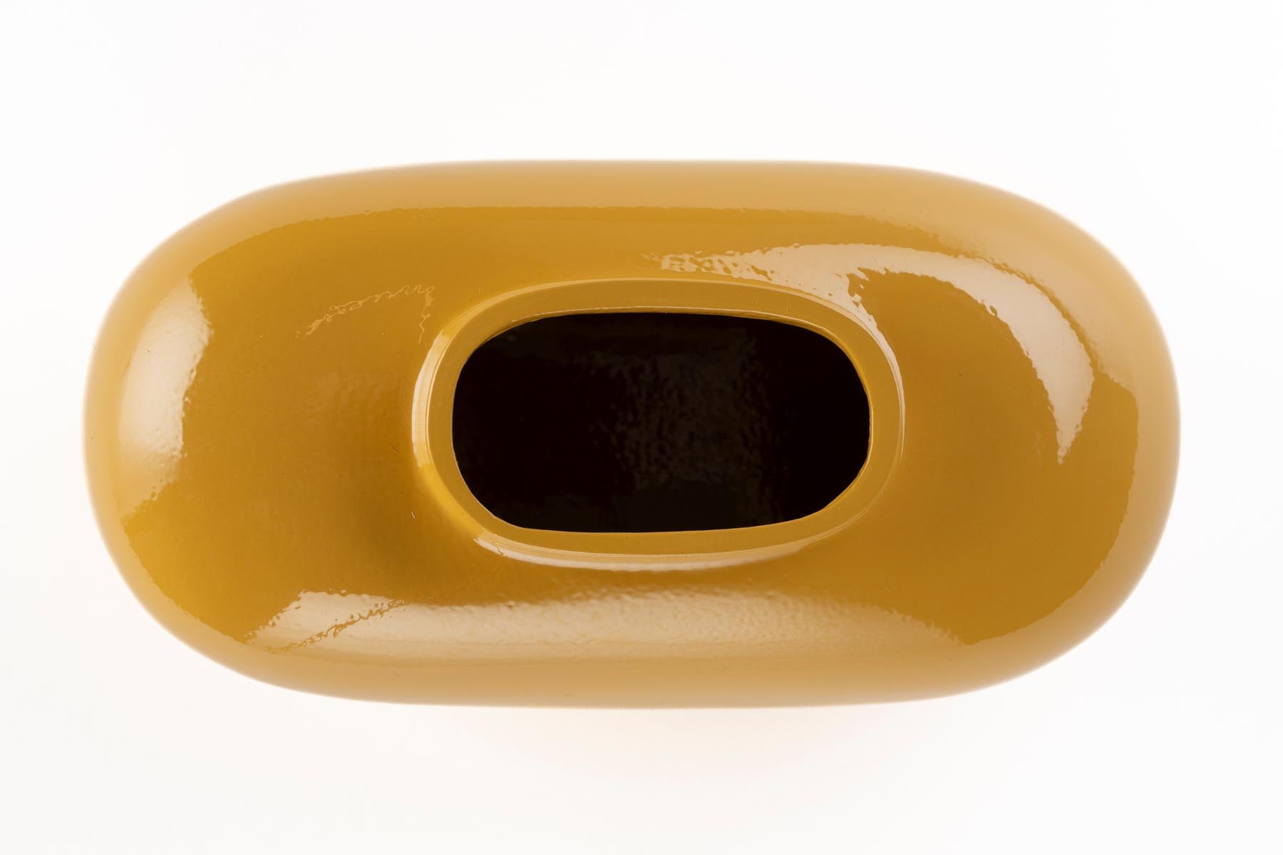 Vase Droplet in Gelb präsentiert im Onlineshop von KAQTU Design AG. Vase ist von Dutchbone