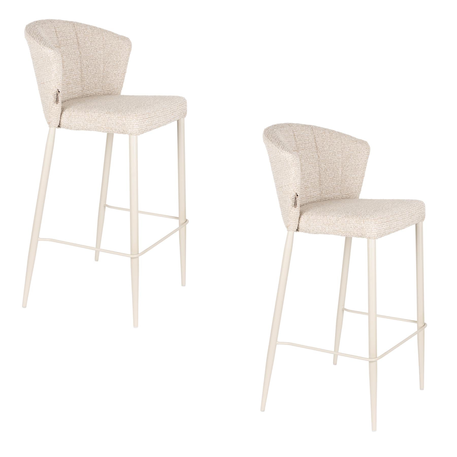 Barhocker Georgia in Beige präsentiert im Onlineshop von KAQTU Design AG. Barstuhl ist von Dutchbone