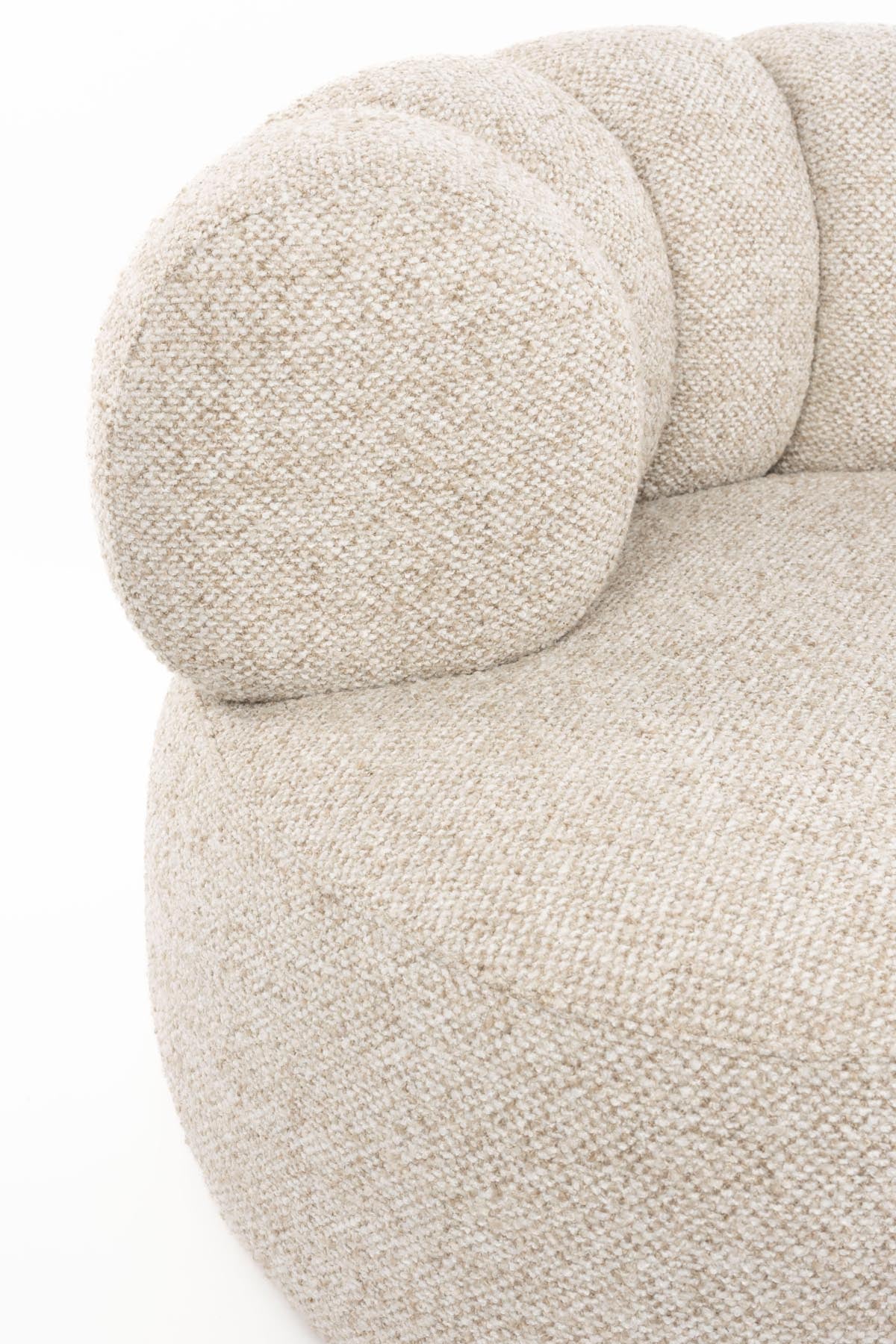 Sessel Duvane in Beige präsentiert im Onlineshop von KAQTU Design AG. Sessel ist von Dutchbone