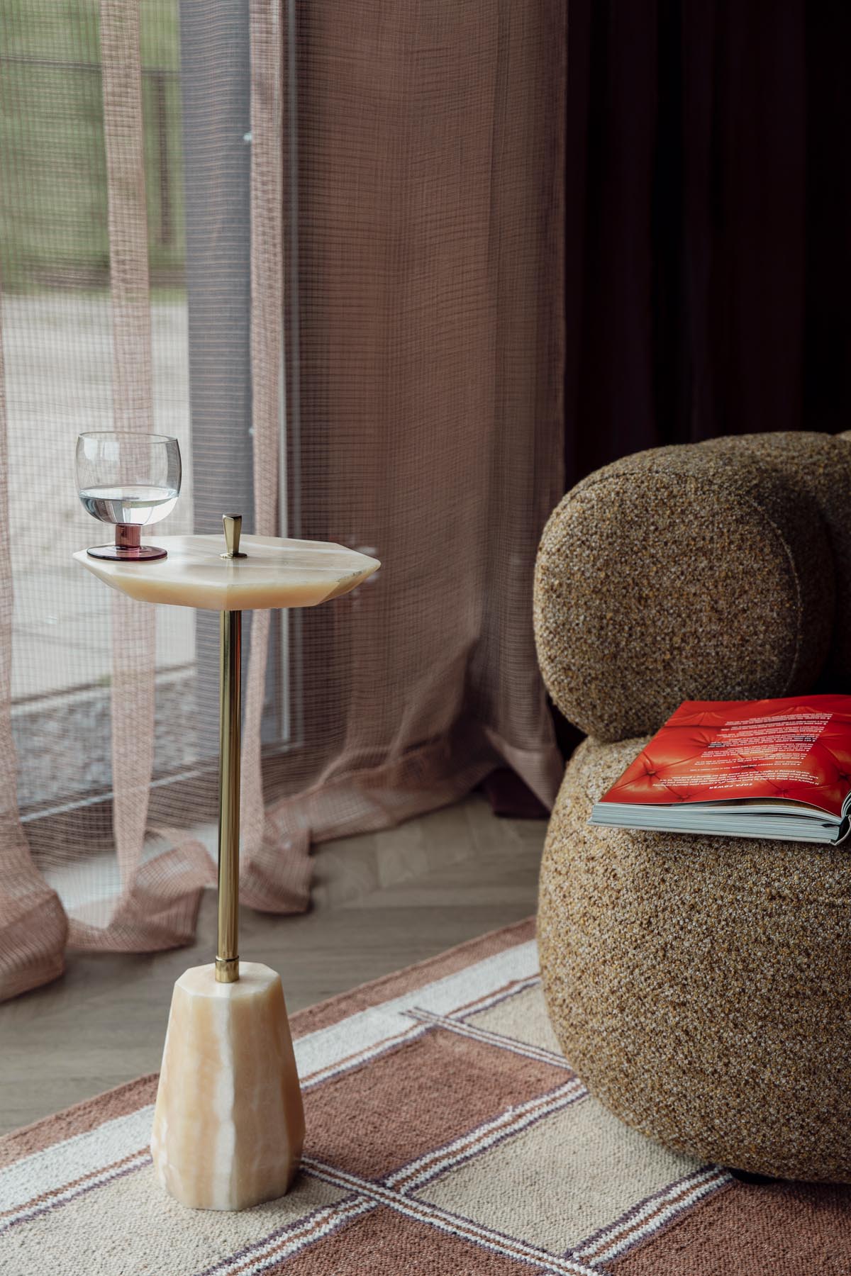 Beistelltisch Onno in Gelb präsentiert im Onlineshop von KAQTU Design AG. Beistelltisch ist von Dutchbone
