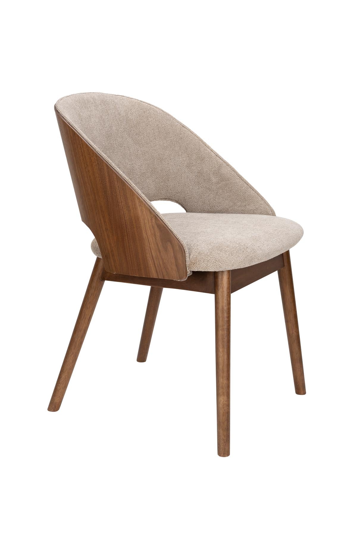 Stuhl Velore in Beige präsentiert im Onlineshop von KAQTU Design AG. Stuhl ist von Dutchbone