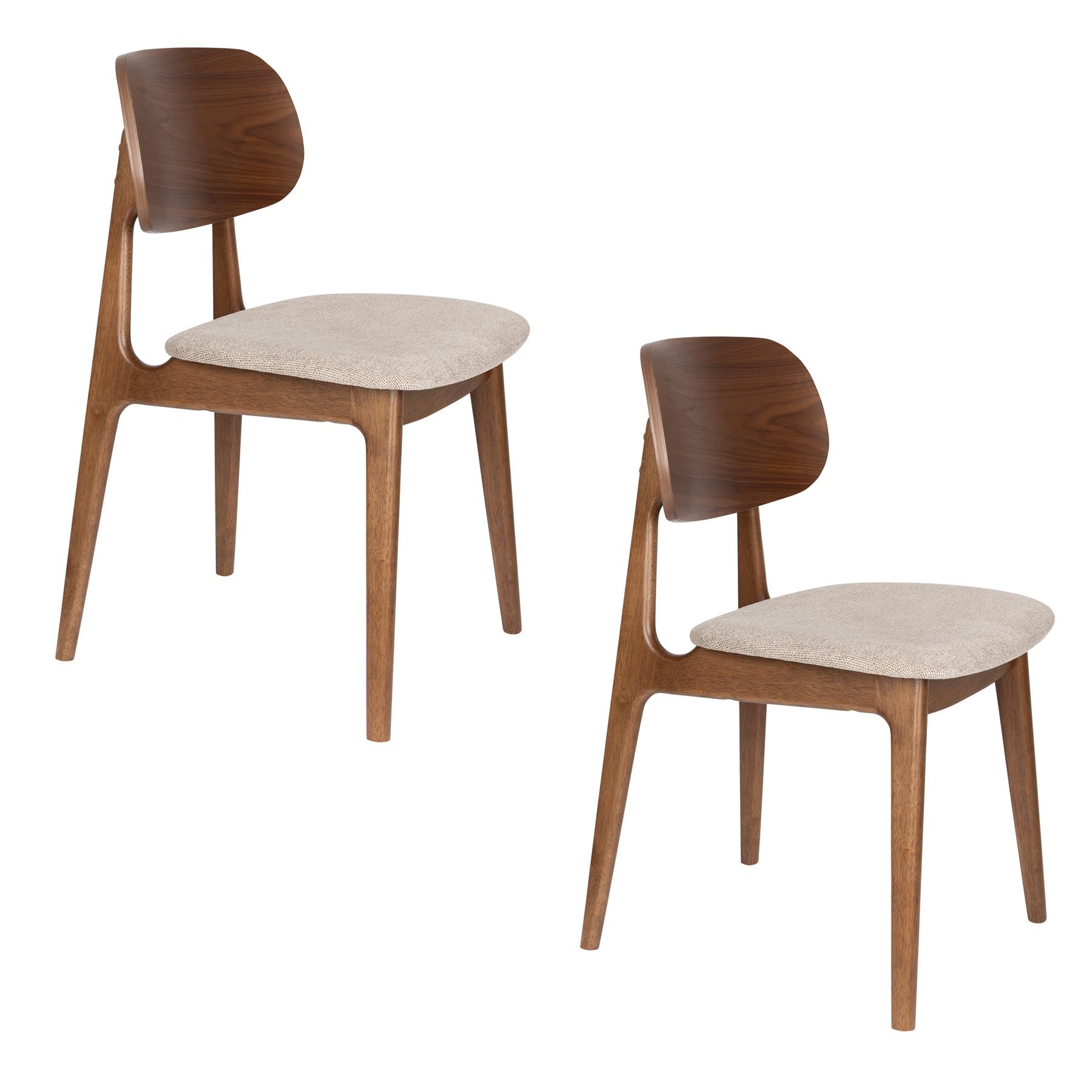 Stuhl Marais in Braun präsentiert im Onlineshop von KAQTU Design AG. Stuhl ist von Dutchbone