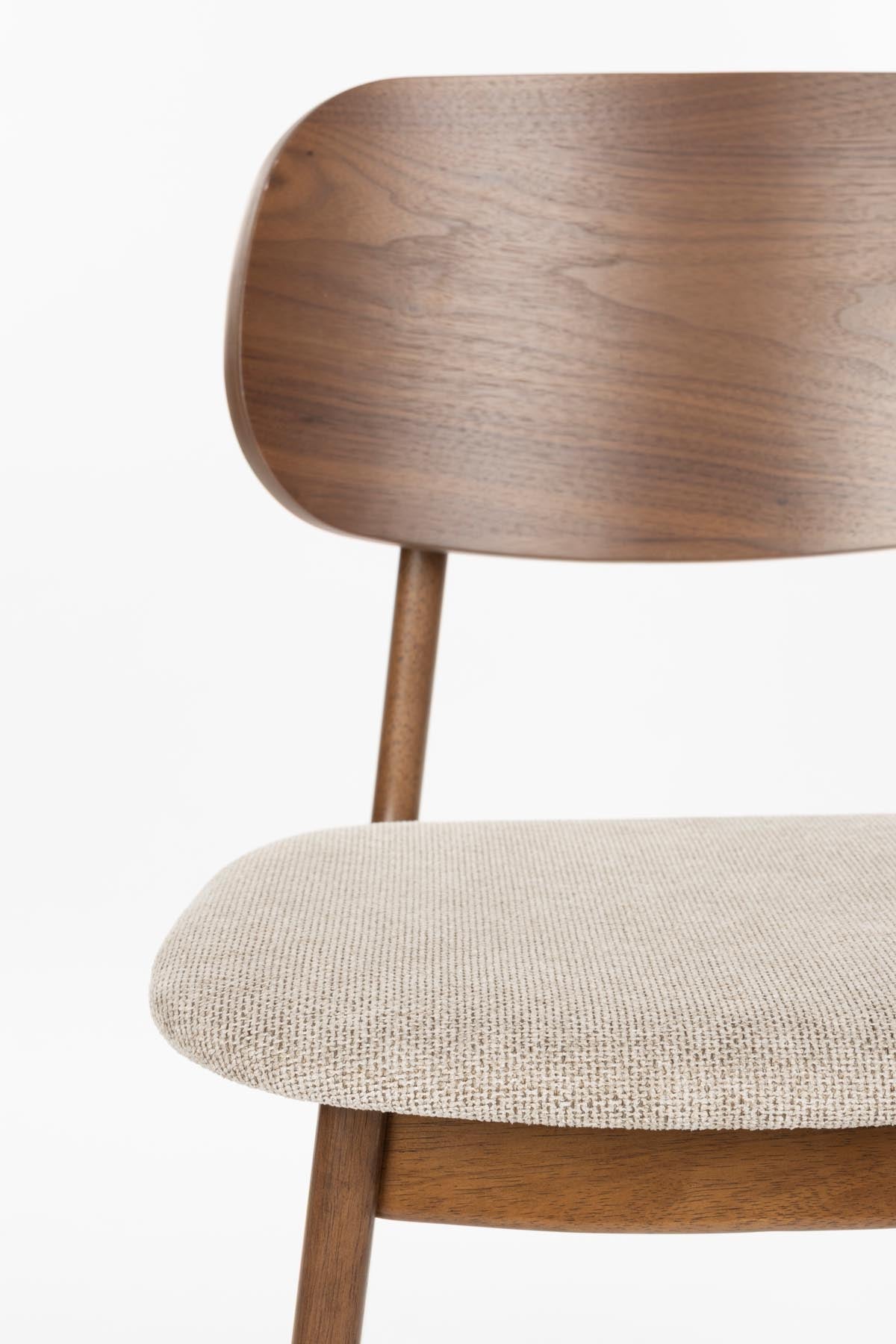 Stuhl Marais in Braun präsentiert im Onlineshop von KAQTU Design AG. Stuhl ist von Dutchbone