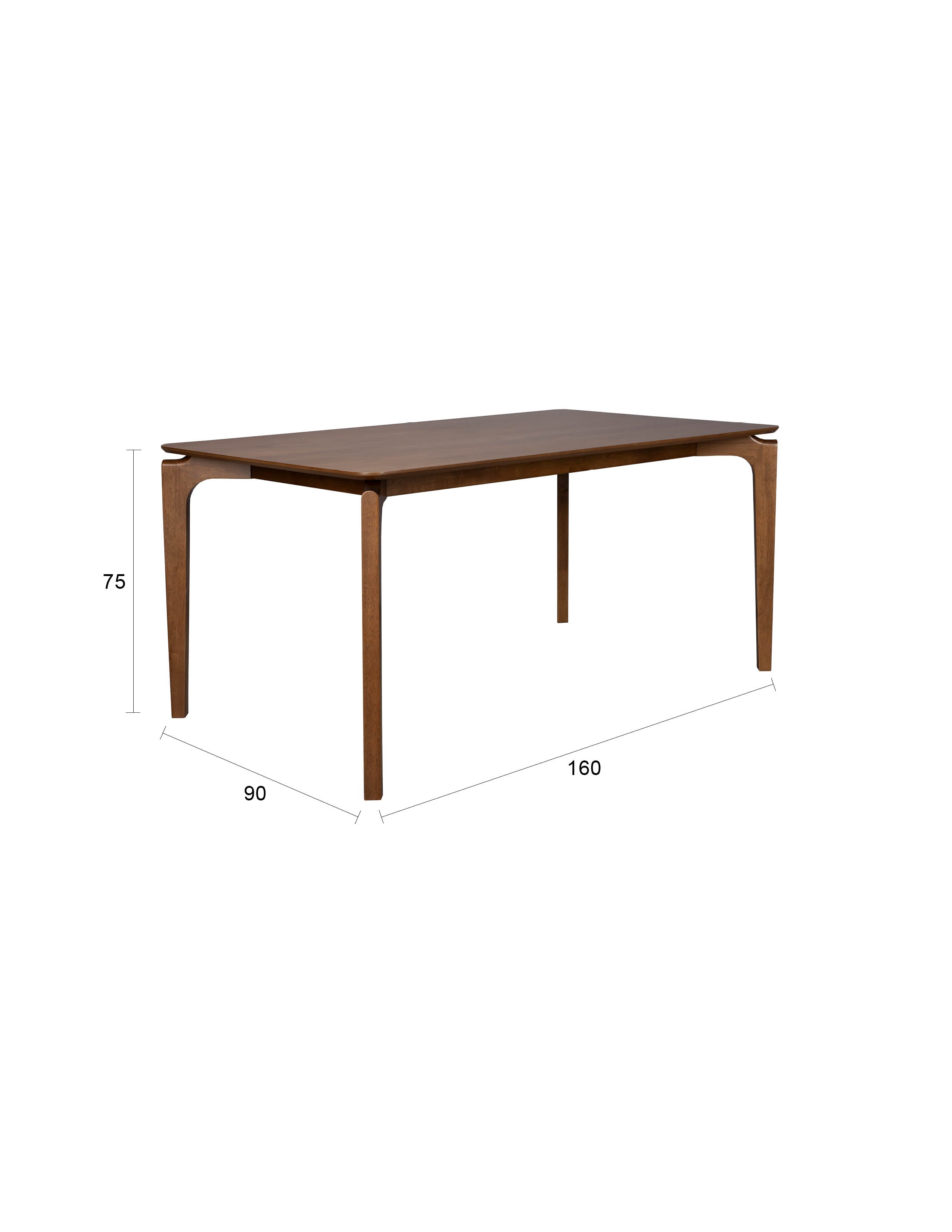 Esstisch Savone in Braun präsentiert im Onlineshop von KAQTU Design AG. Esstisch ist von Dutchbone