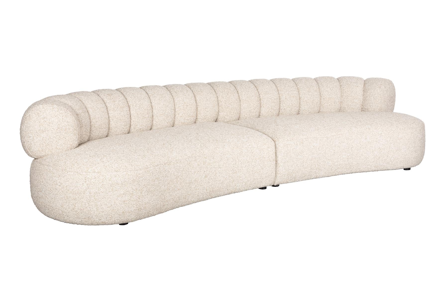 Sofa Duvane 4,5-Sitzer in Beige präsentiert im Onlineshop von KAQTU Design AG. 4er Sofa ist von Dutchbone