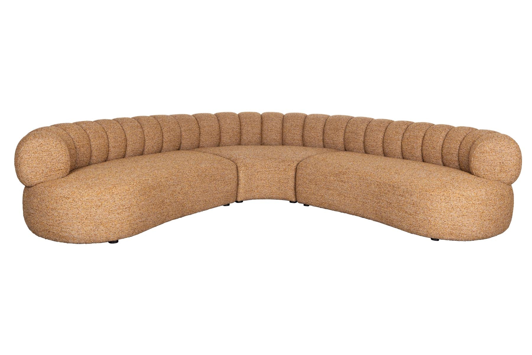 Sofa Duvane 7-Sitzer in Braun präsentiert im Onlineshop von KAQTU Design AG. 5er Sofa ist von Dutchbone