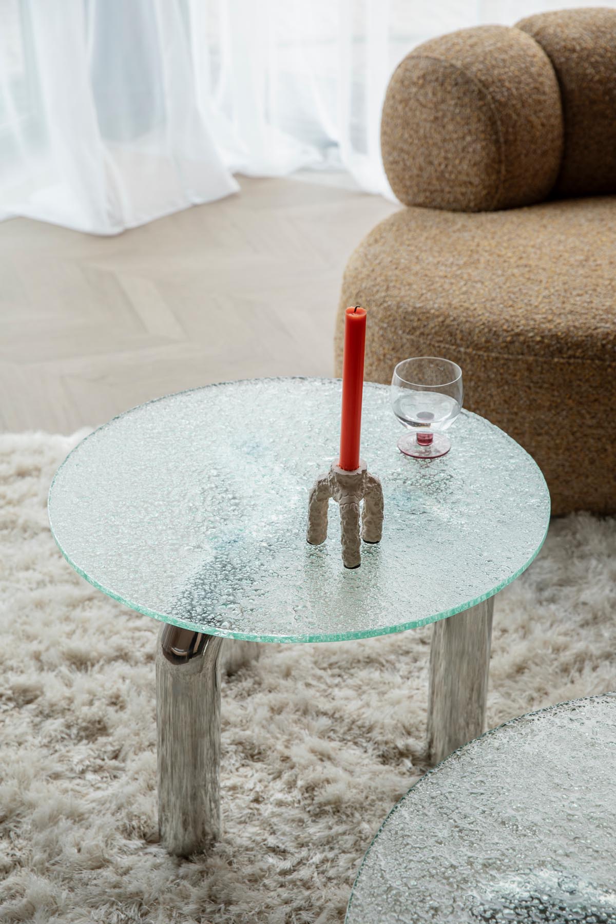 Beistelltisch Marly in Silber präsentiert im Onlineshop von KAQTU Design AG. Beistelltisch ist von Dutchbone