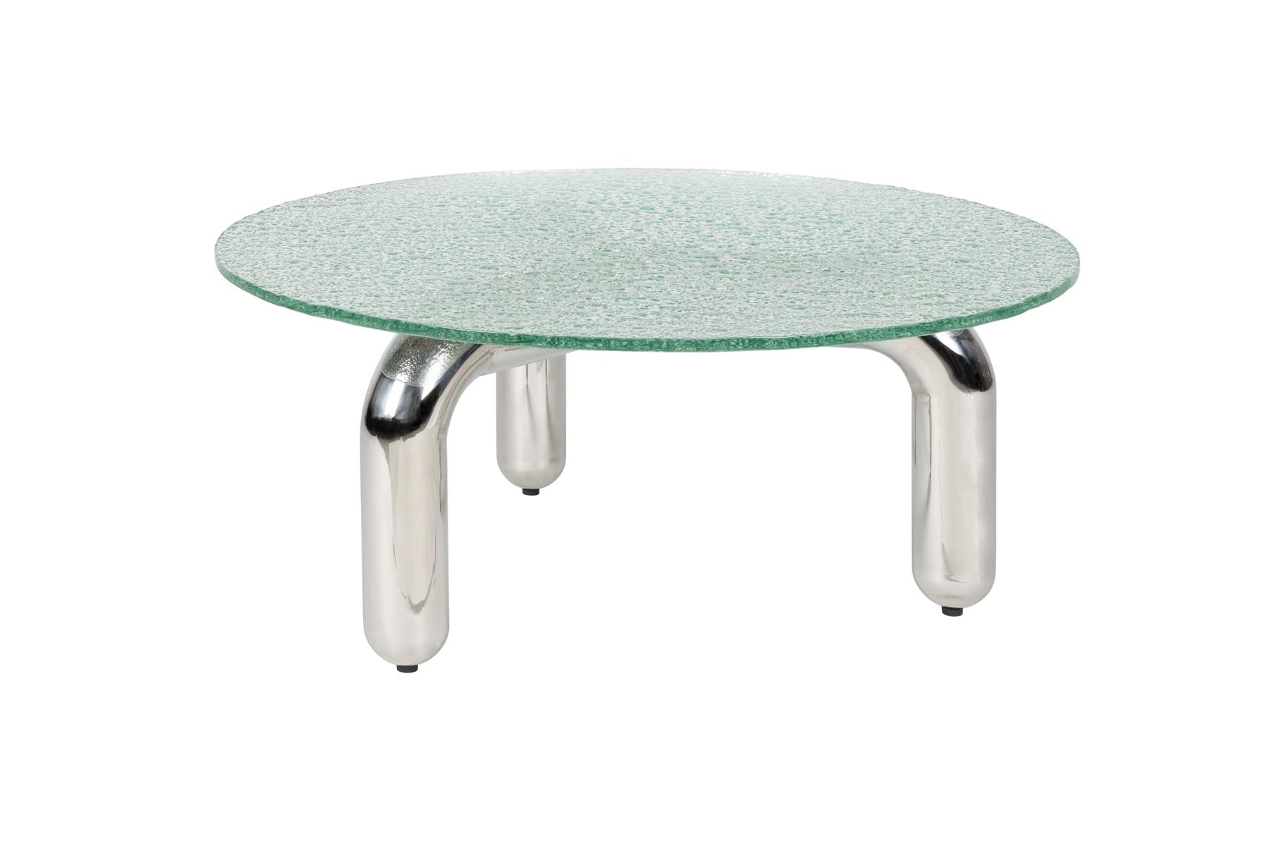 Kaffeetisch Marly in Silber präsentiert im Onlineshop von KAQTU Design AG. Couchtisch ist von Dutchbone