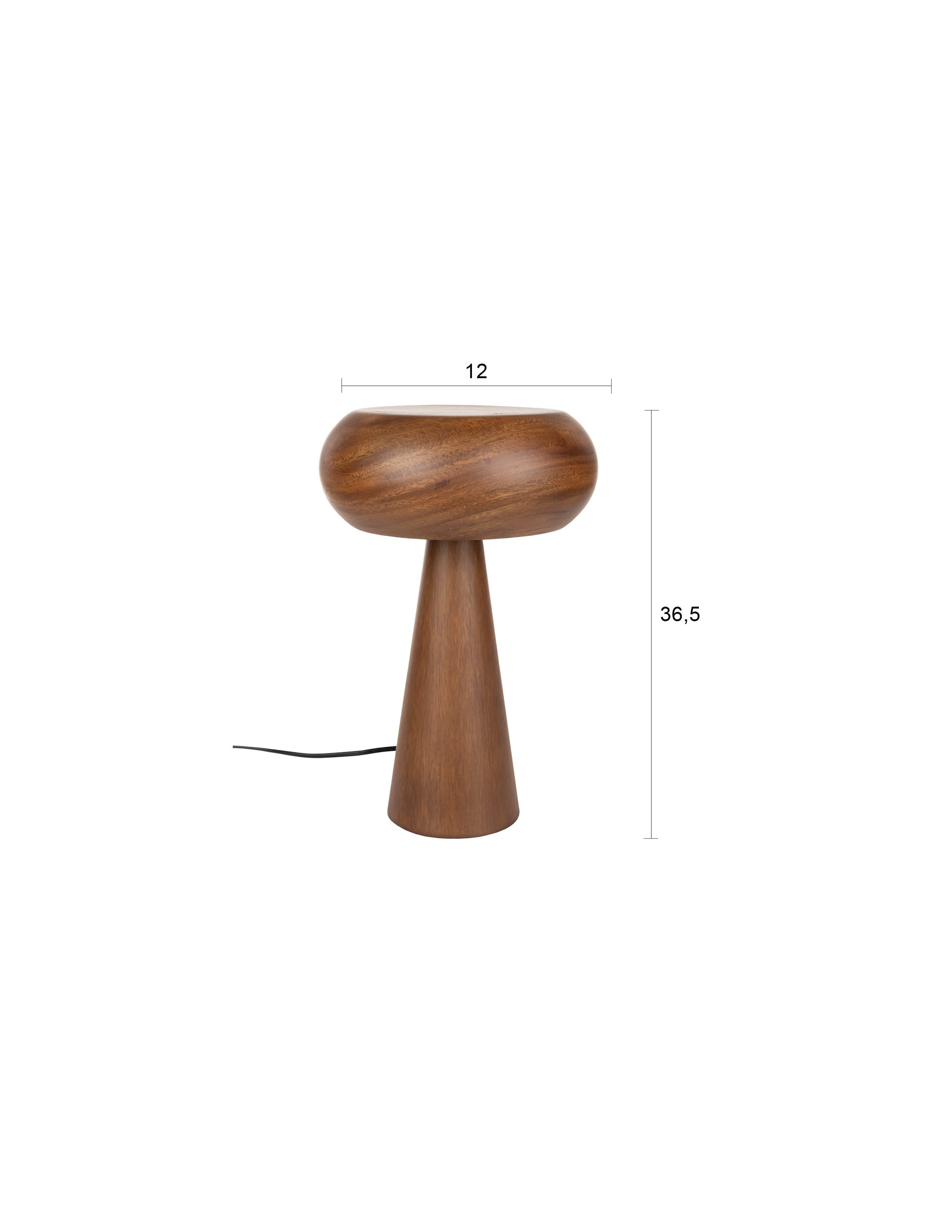 Tischlampe Morel in Braun präsentiert im Onlineshop von KAQTU Design AG. Tischleuchte ist von Dutchbone