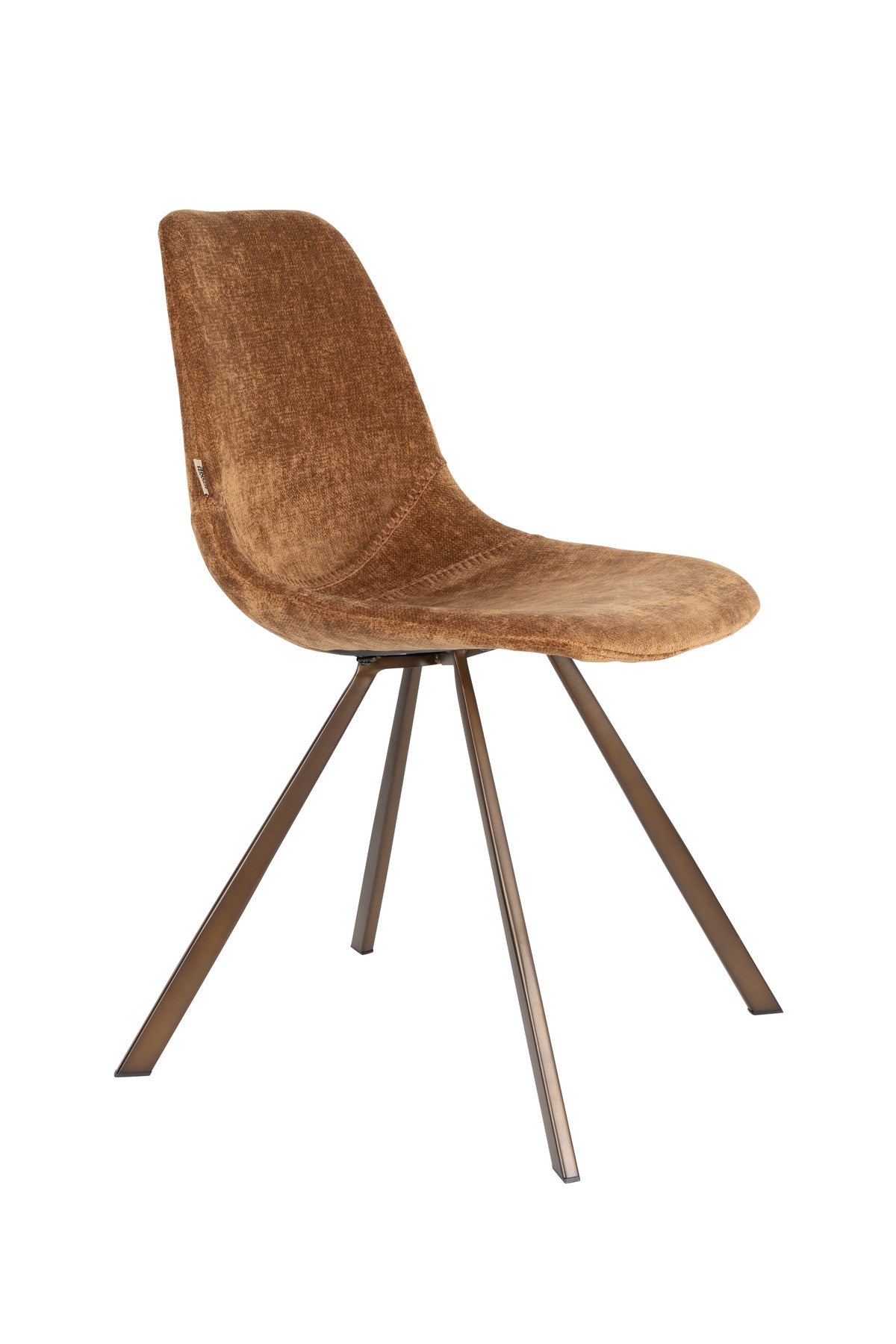 Stuhl Franky in Cognac präsentiert im Onlineshop von KAQTU Design AG. Stuhl ist von Dutchbone