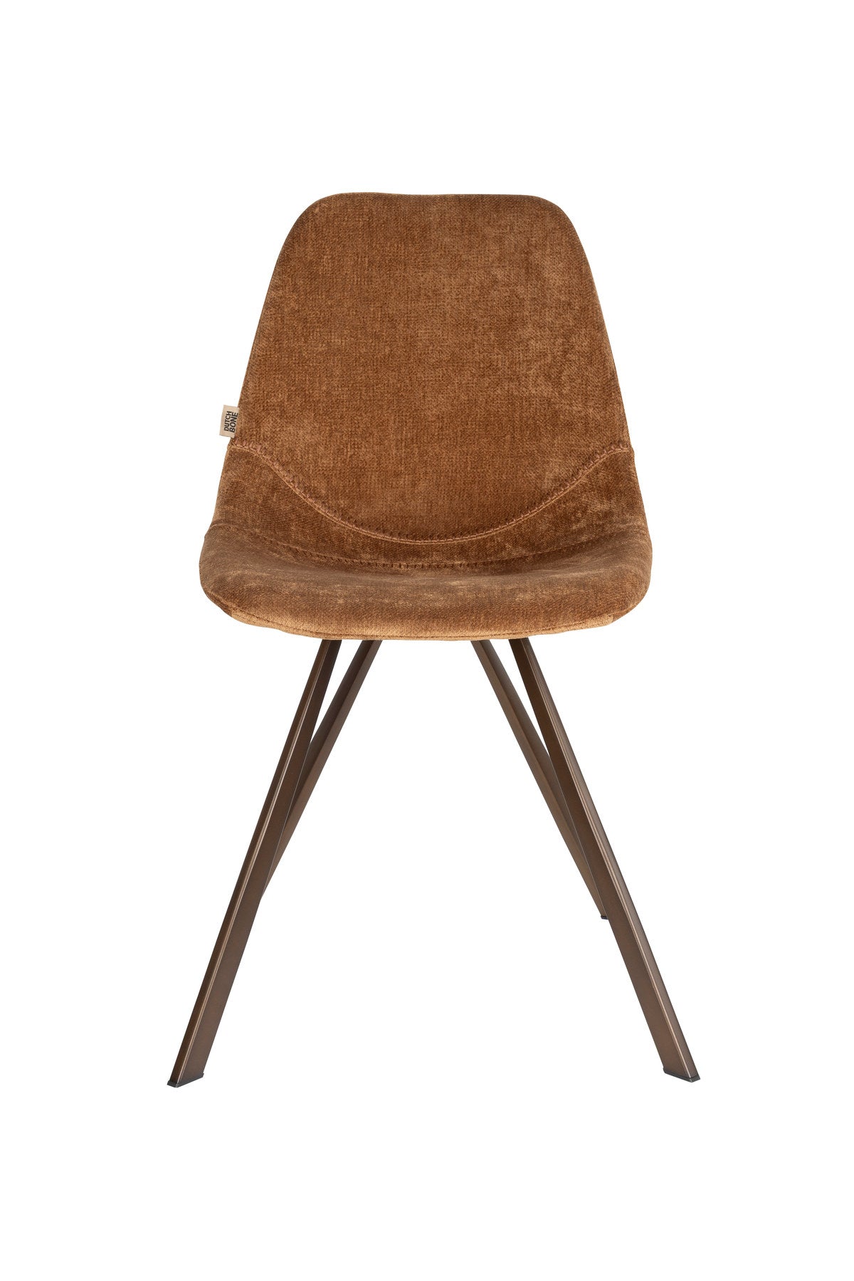 Stuhl Franky in Cognac präsentiert im Onlineshop von KAQTU Design AG. Stuhl ist von Dutchbone