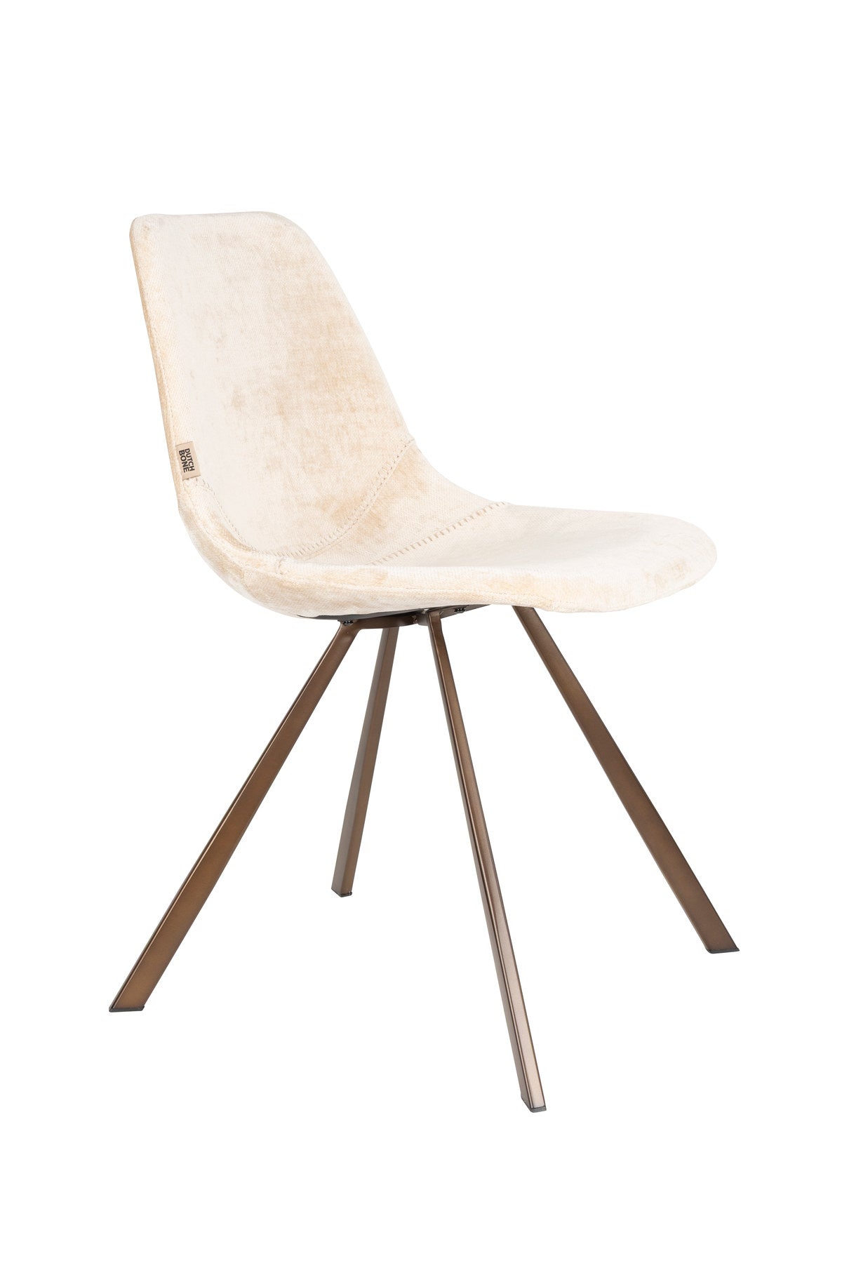 Stuhl Franky in Beige präsentiert im Onlineshop von KAQTU Design AG. Stuhl ist von Dutchbone