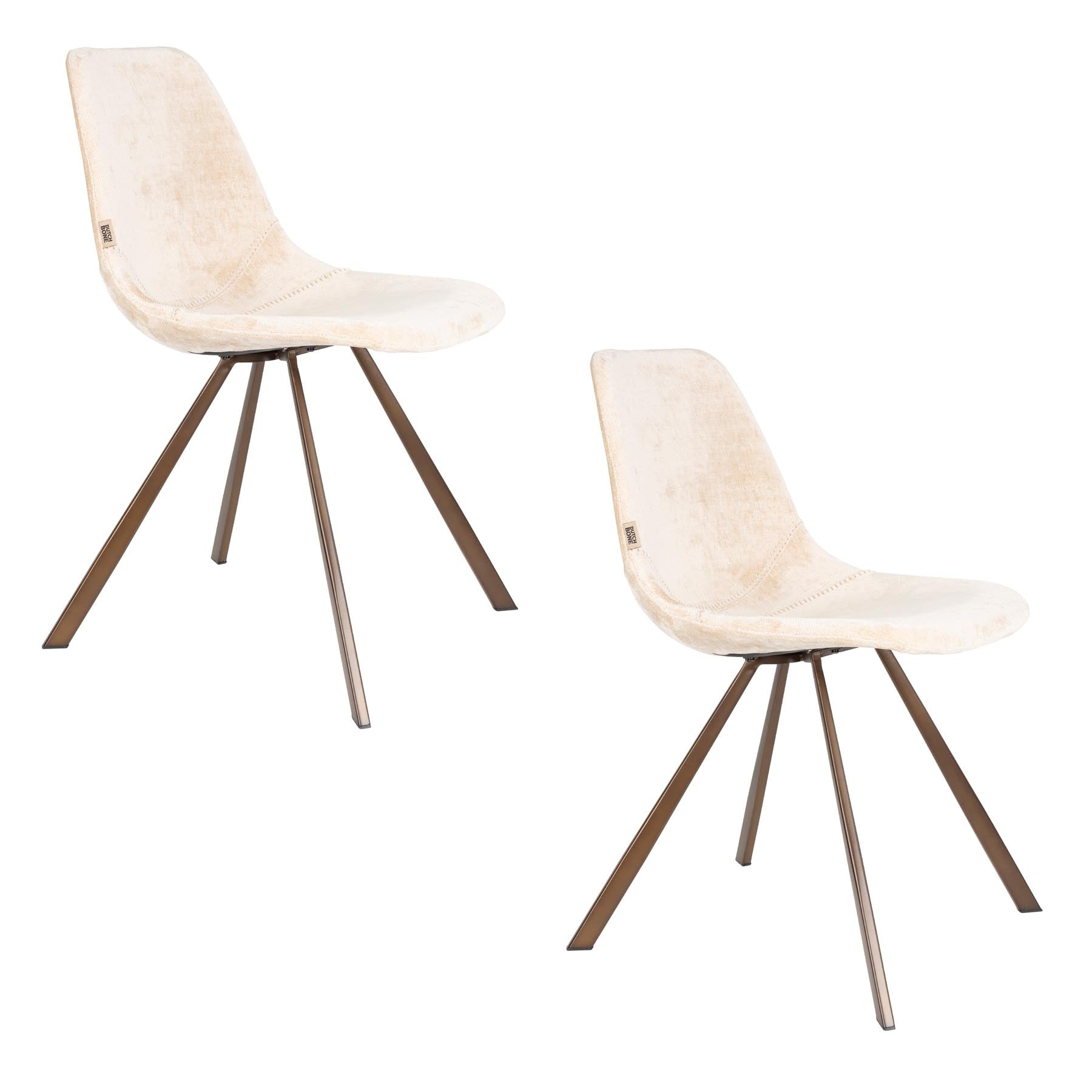 Stuhl Franky in Beige präsentiert im Onlineshop von KAQTU Design AG. Stuhl ist von Dutchbone