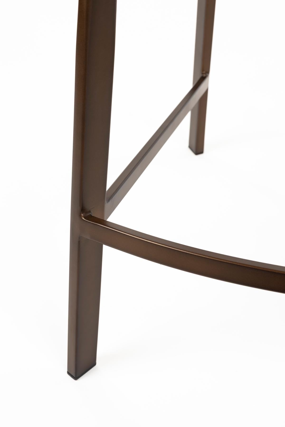 Barhocker Franky in Cognac präsentiert im Onlineshop von KAQTU Design AG. Barstuhl ist von Dutchbone