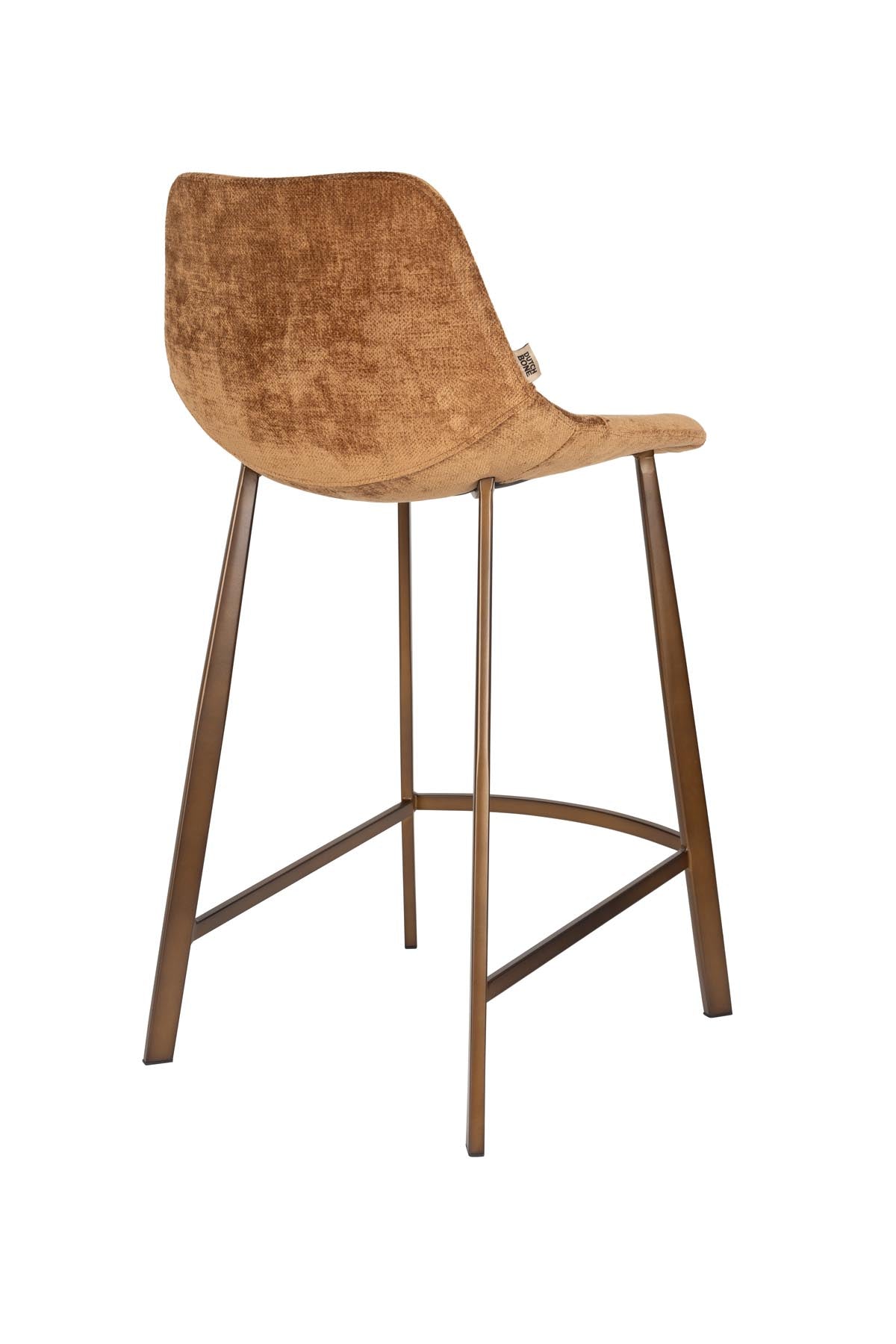 Barhocker Franky in Cognac präsentiert im Onlineshop von KAQTU Design AG. Barstuhl ist von Dutchbone