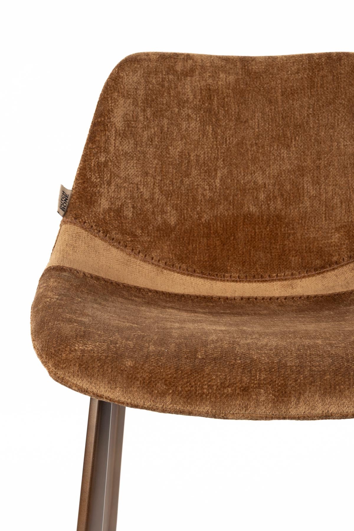 Barhocker Franky in Cognac präsentiert im Onlineshop von KAQTU Design AG. Barstuhl ist von Dutchbone
