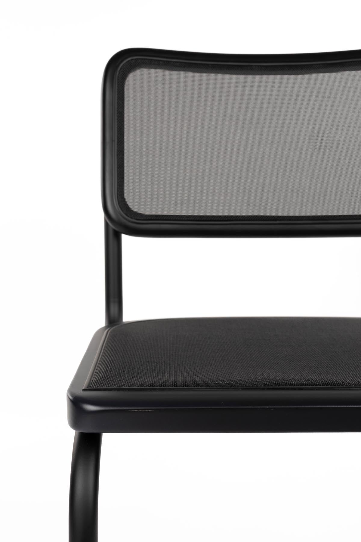 Stuhl Carree in Schwarz präsentiert im Onlineshop von KAQTU Design AG. Stuhl ist von Dutchbone
