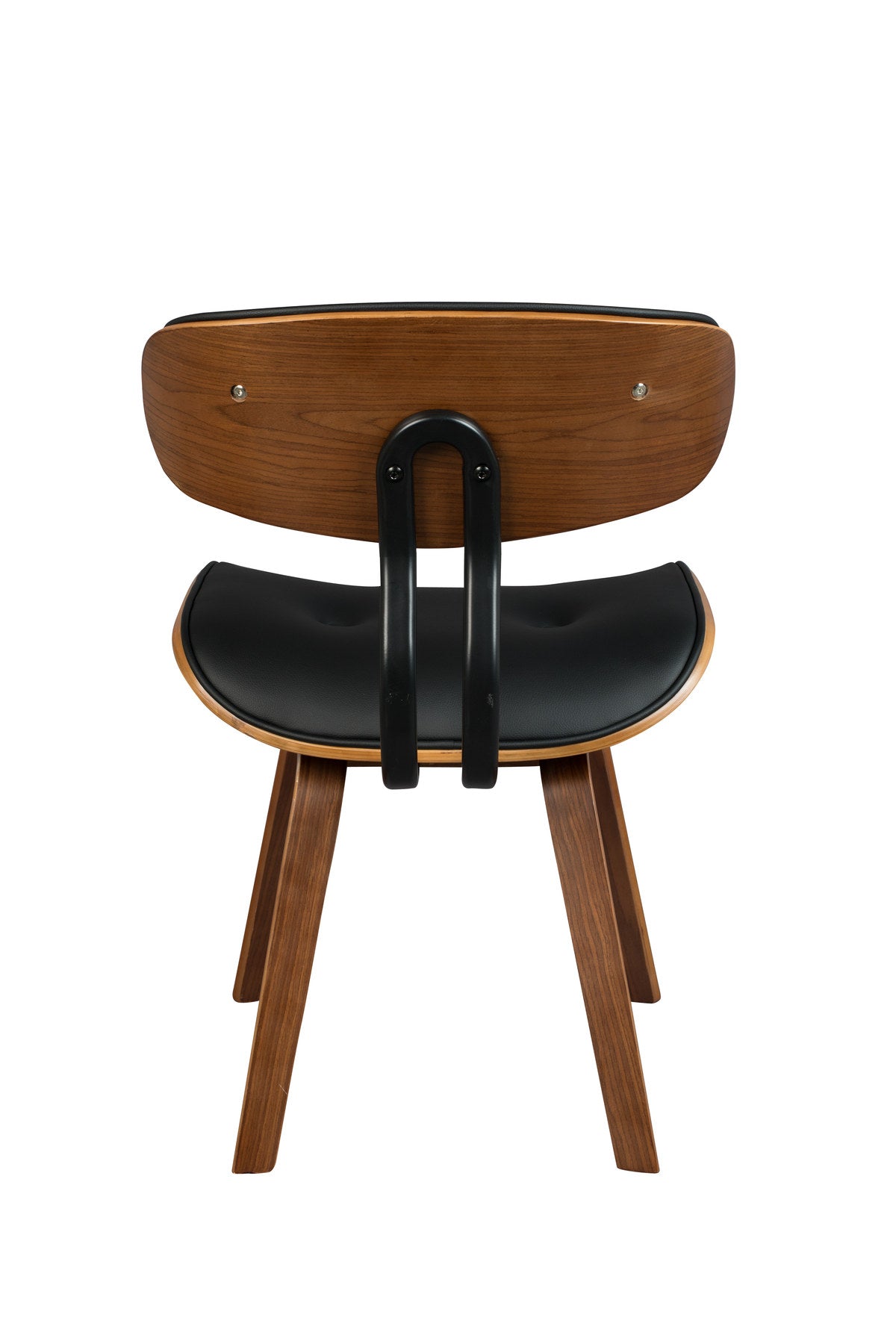 Stuhl Blackwood in Schwarz/Walnuss präsentiert im Onlineshop von KAQTU Design AG. Stuhl ist von Dutchbone