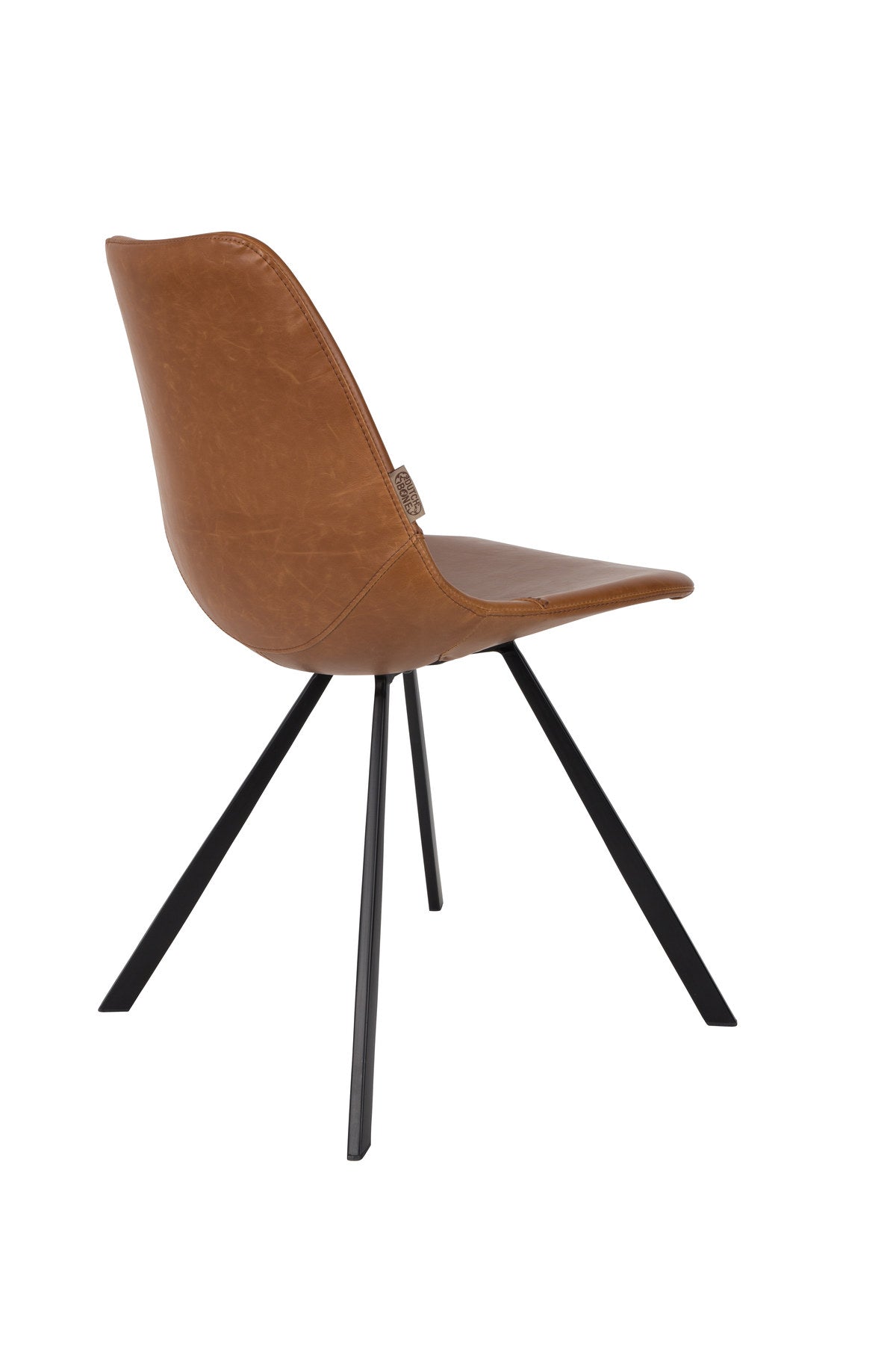 Stuhl Franky in Braun / Kunstleder präsentiert im Onlineshop von KAQTU Design AG. Stuhl ist von Dutchbone