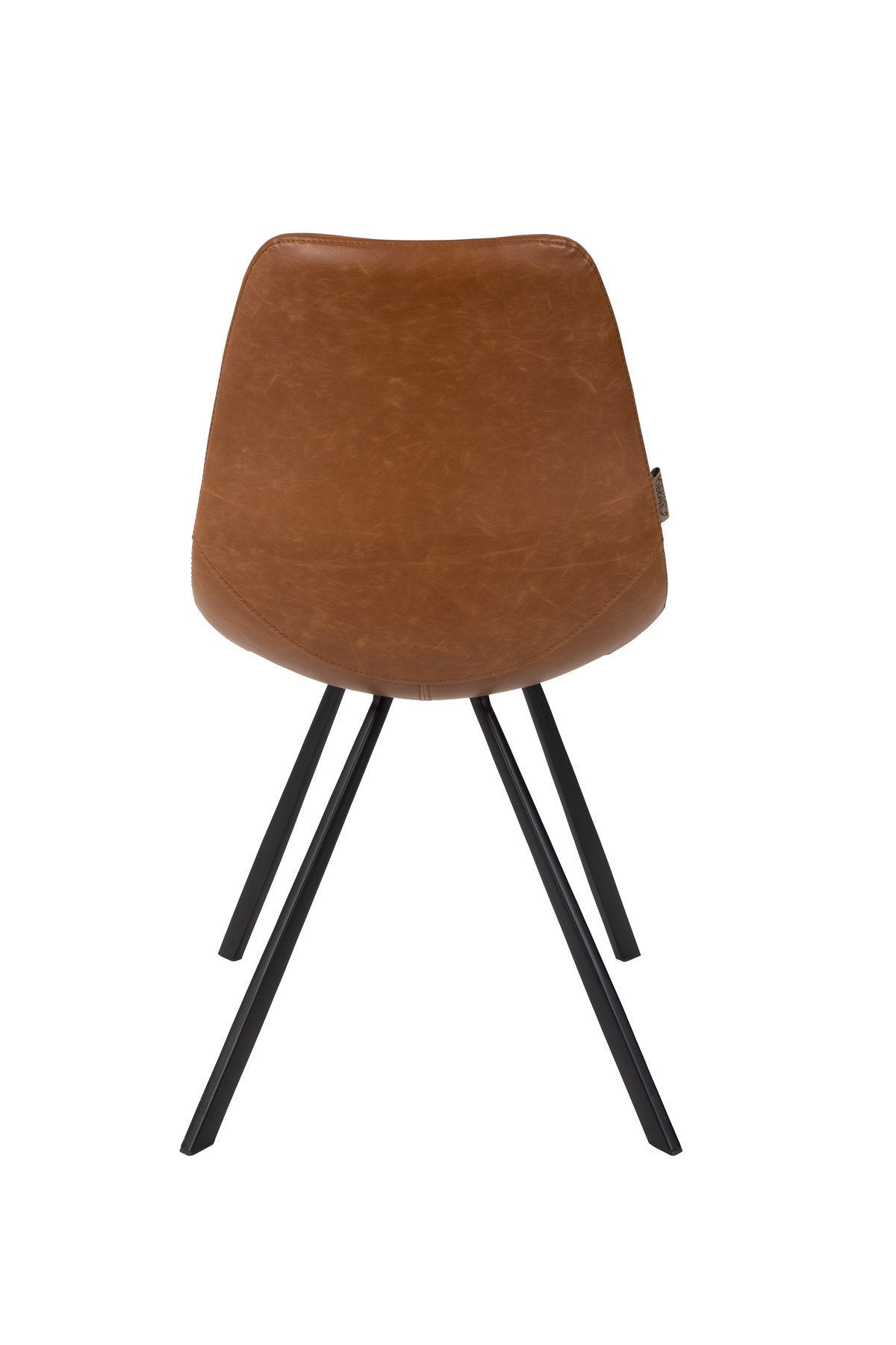 Stuhl Franky in Braun / Kunstleder präsentiert im Onlineshop von KAQTU Design AG. Stuhl ist von Dutchbone