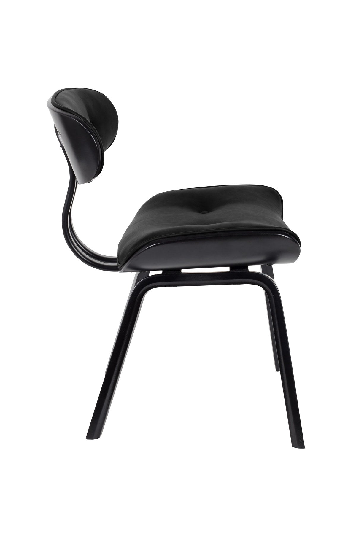 Stuhl Blackwood in Schwarz präsentiert im Onlineshop von KAQTU Design AG. Stuhl ist von Dutchbone