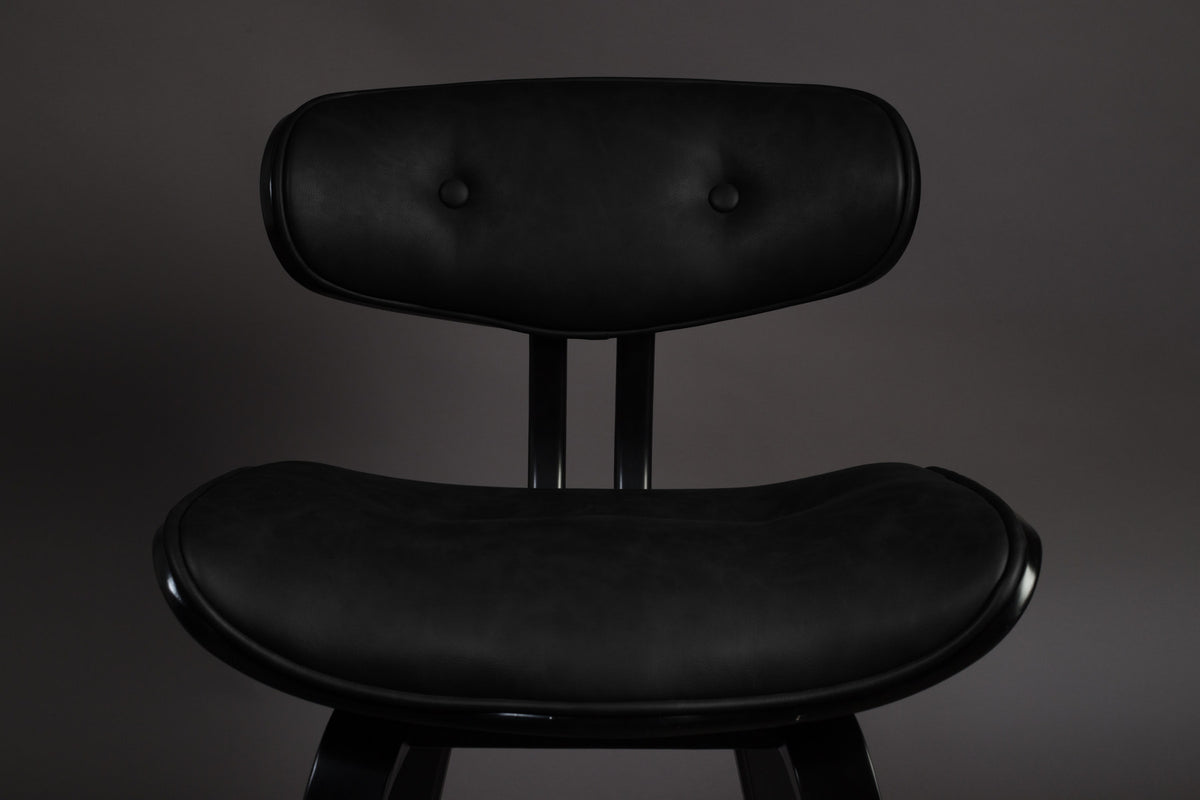 Stuhl Blackwood in Schwarz präsentiert im Onlineshop von KAQTU Design AG. Stuhl ist von Dutchbone