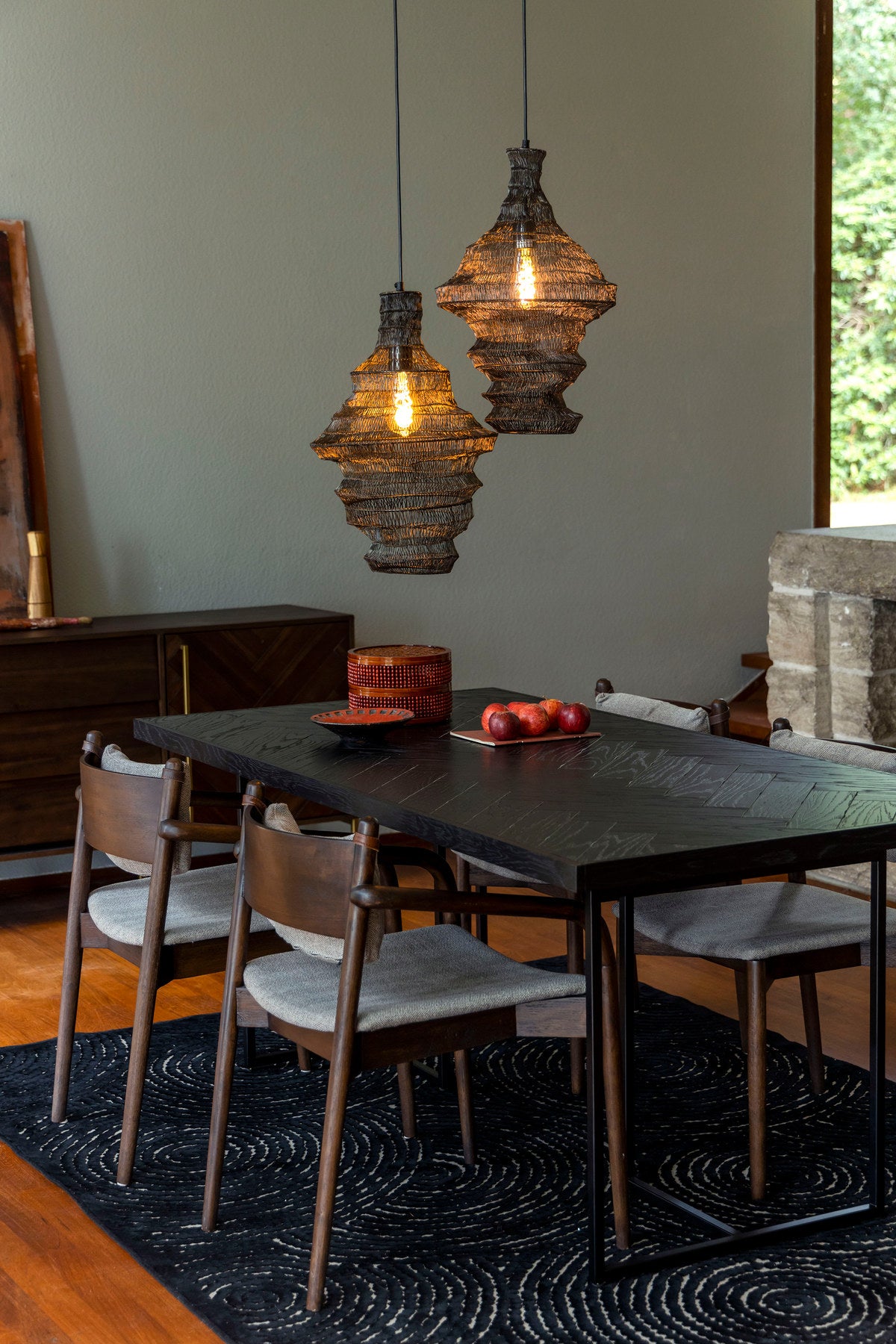 Stuhl Torrance in Mehrfarbig präsentiert im Onlineshop von KAQTU Design AG. Stuhl ist von Dutchbone