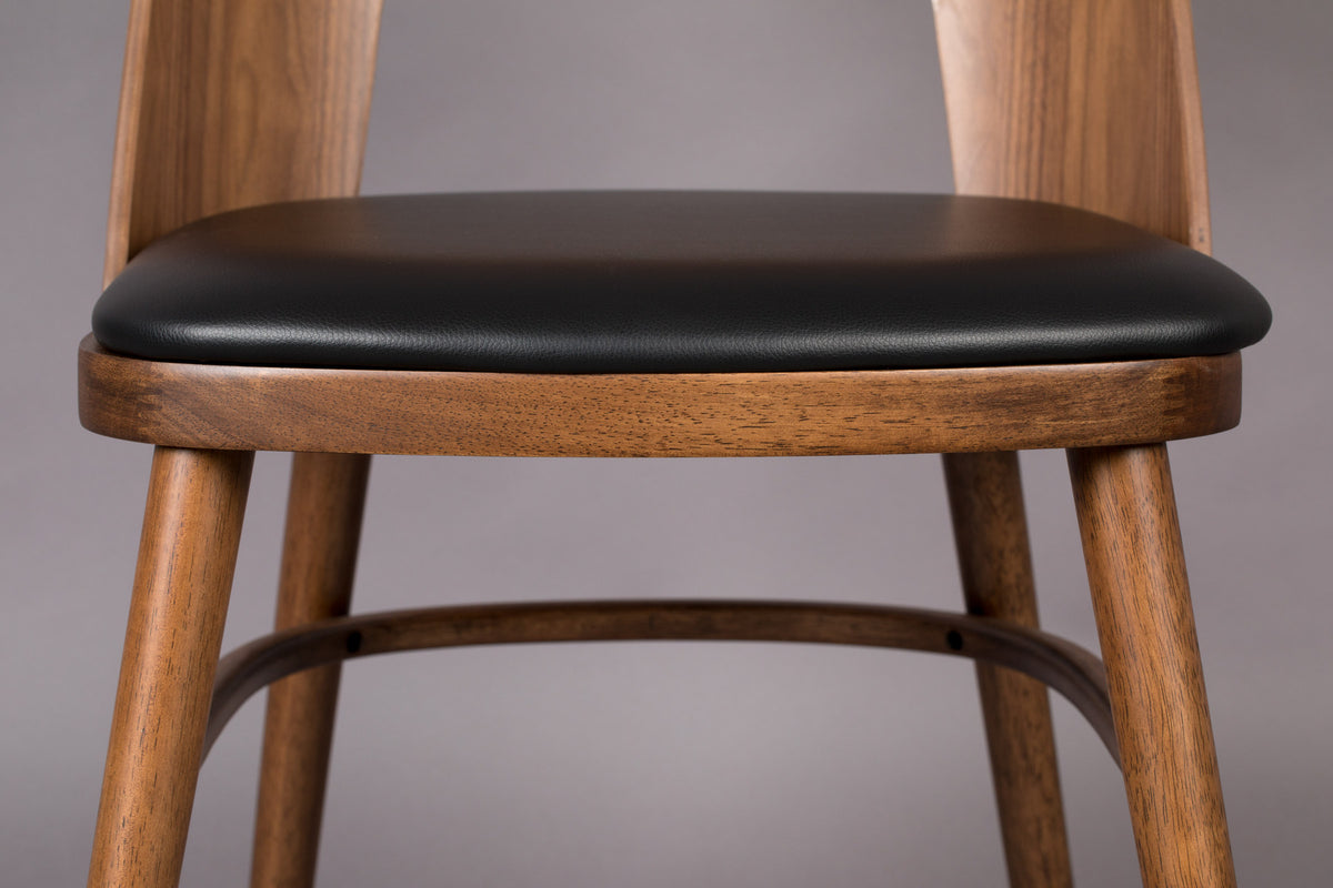 Stuhl Talika in Braun präsentiert im Onlineshop von KAQTU Design AG. Stuhl ist von Dutchbone
