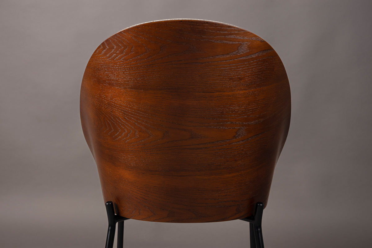 Stuhl Rodin in Beige / Schwarz präsentiert im Onlineshop von KAQTU Design AG. Schalenstuhl ist von Dutchbone