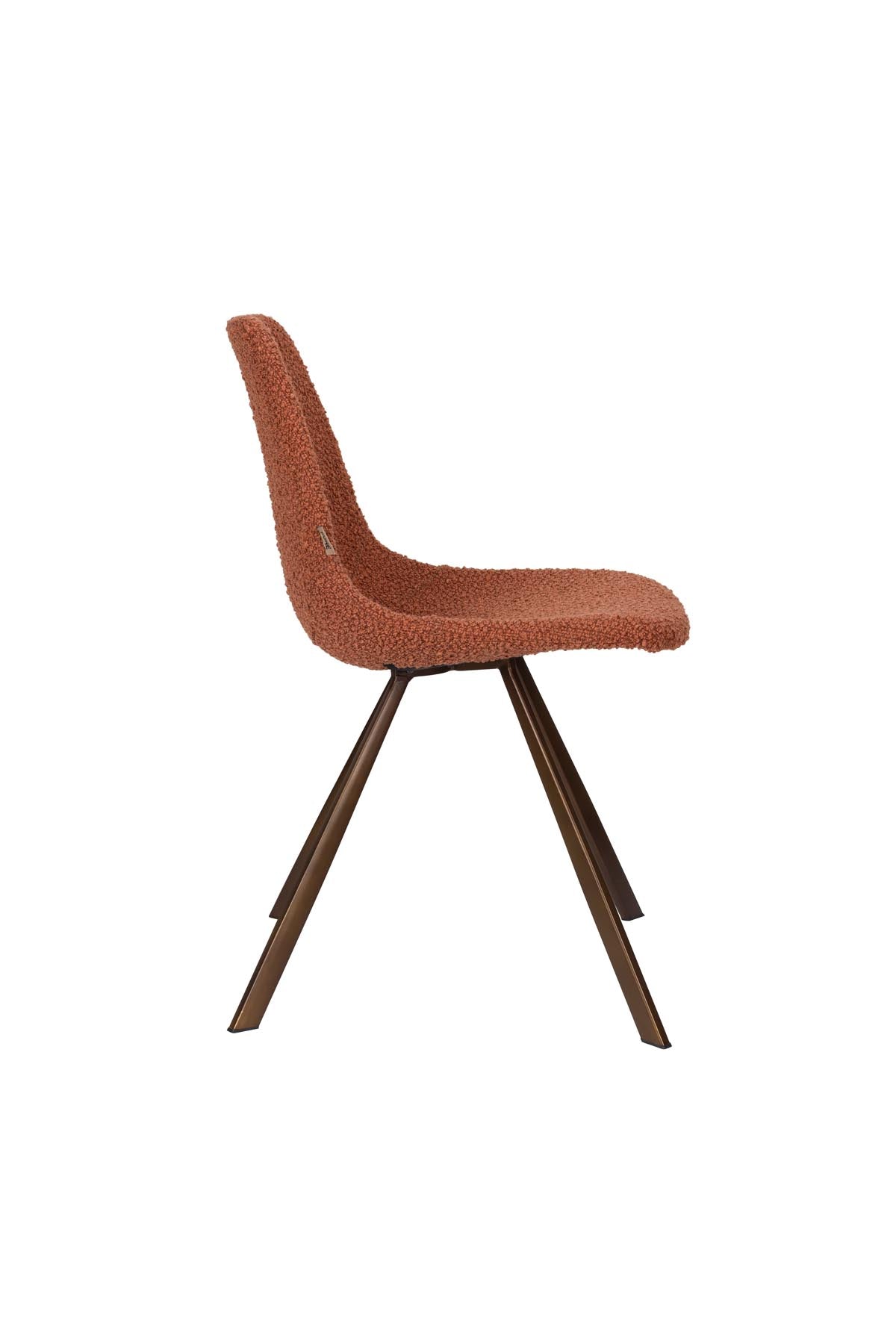 Franky Stuhl Bouclé in Schwarz präsentiert im Onlineshop von KAQTU Design AG. Stuhl ist von Dutchbone
