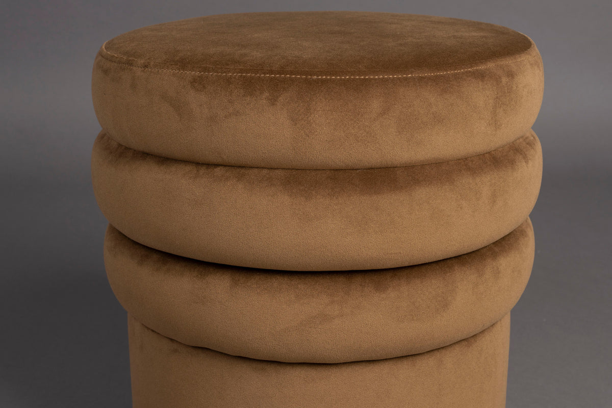 Hocker Aditi in Braun präsentiert im Onlineshop von KAQTU Design AG. Hocker ist von Dutchbone