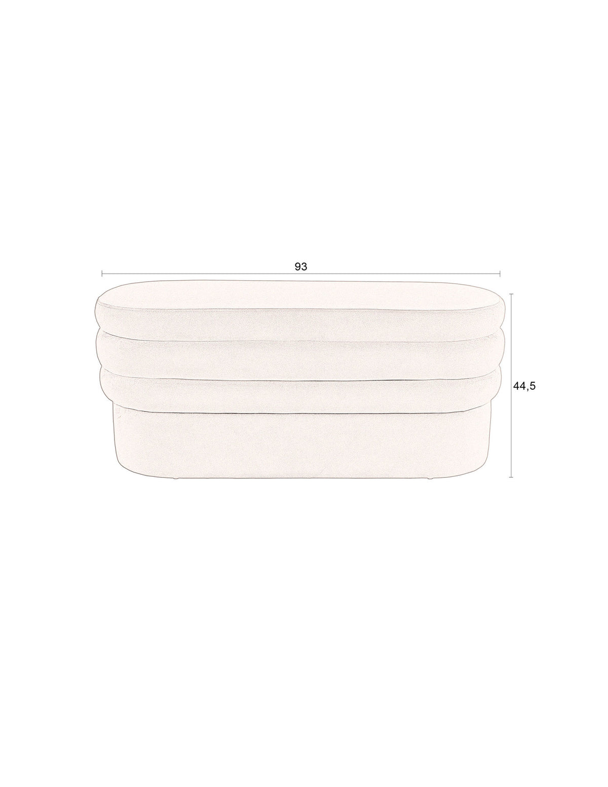 Hocker Aditi in Braun präsentiert im Onlineshop von KAQTU Design AG. Hocker ist von Dutchbone