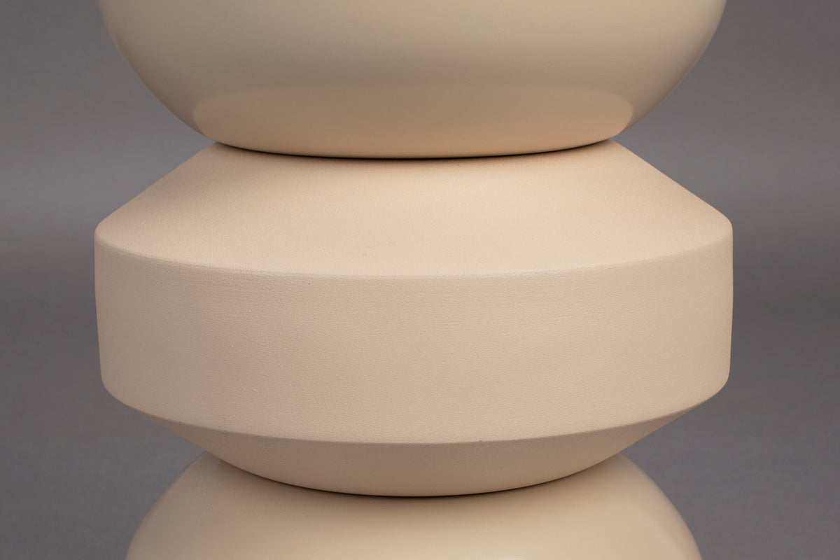Hocker Apollo Beige in Rot präsentiert im Onlineshop von KAQTU Design AG. Hocker ist von Dutchbone