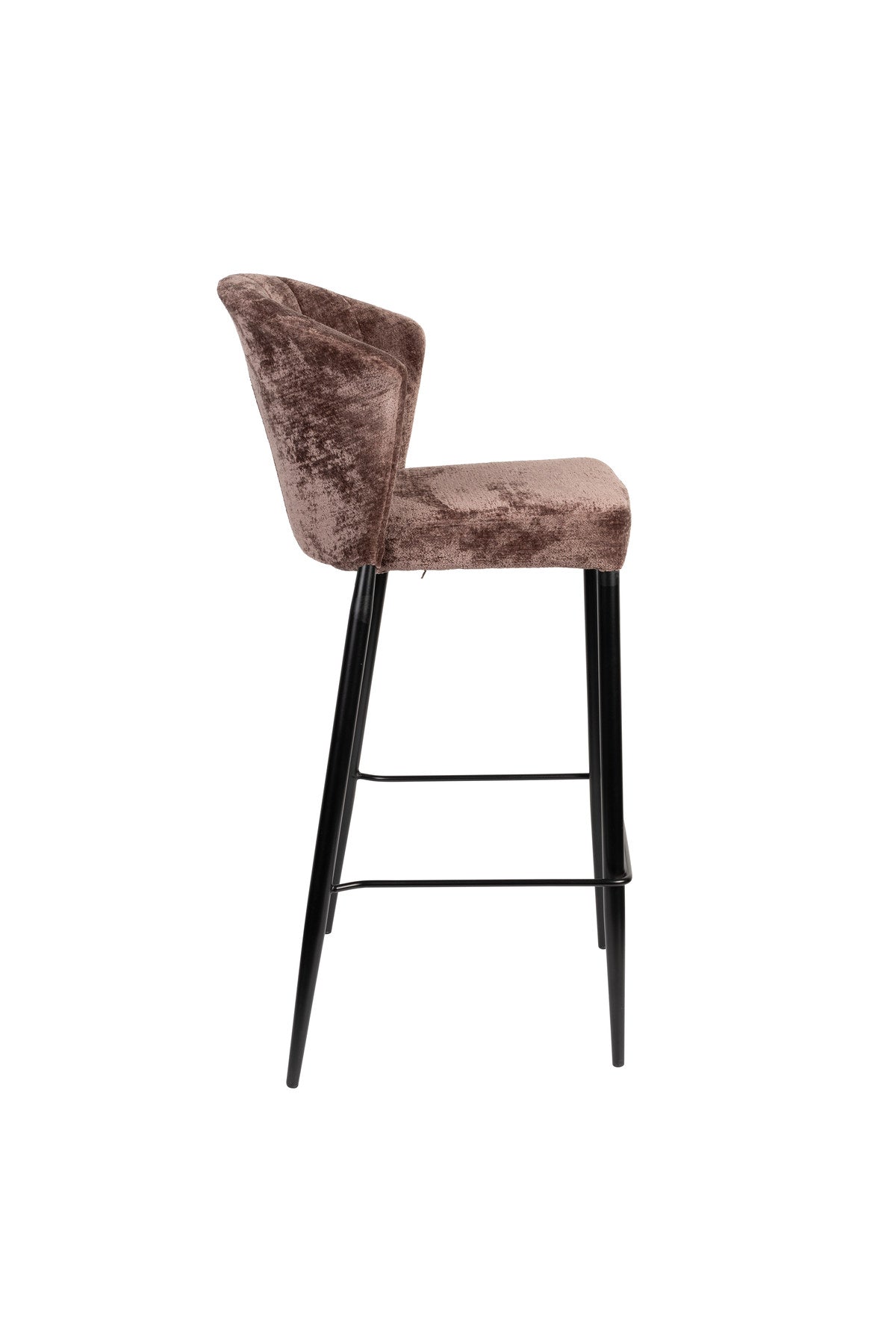 Barhocker Georgia Lila in Lila präsentiert im Onlineshop von KAQTU Design AG. Barstuhl ist von Dutchbone