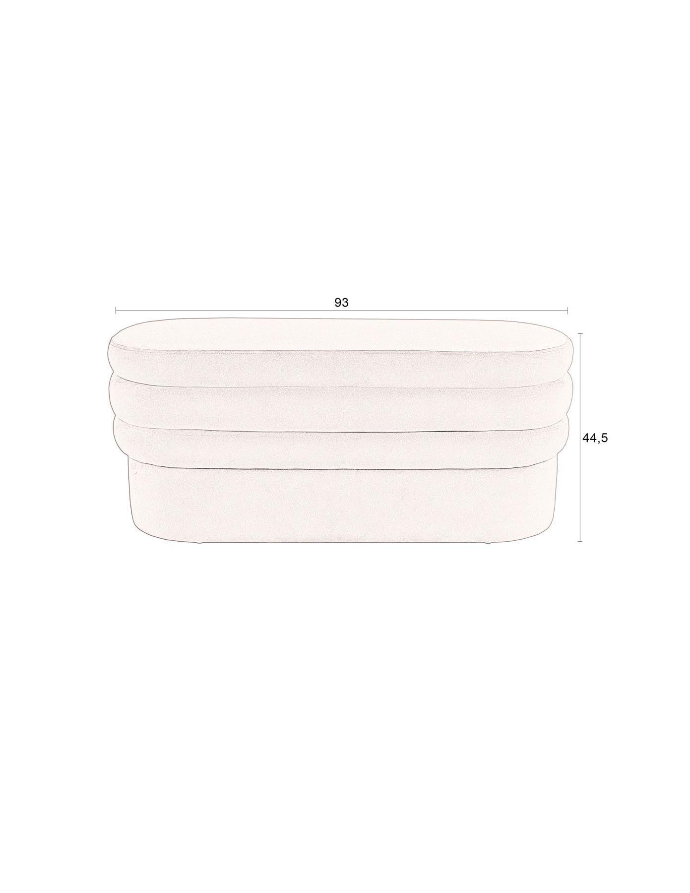 Bank Aditi in Braun präsentiert im Onlineshop von KAQTU Design AG. Sitzbank ist von Dutchbone
