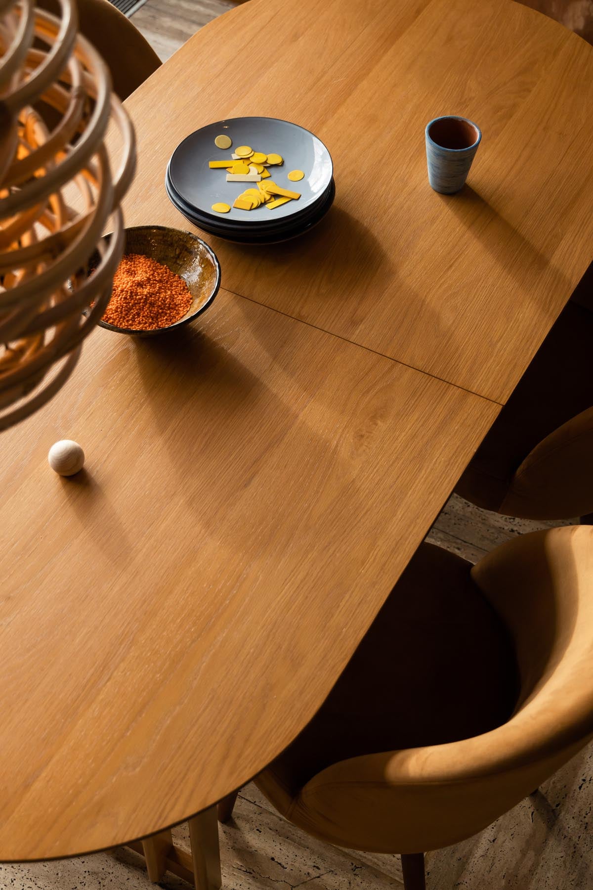 Tisch Barlet in Natur präsentiert im Onlineshop von KAQTU Design AG. Esstisch ist von Dutchbone