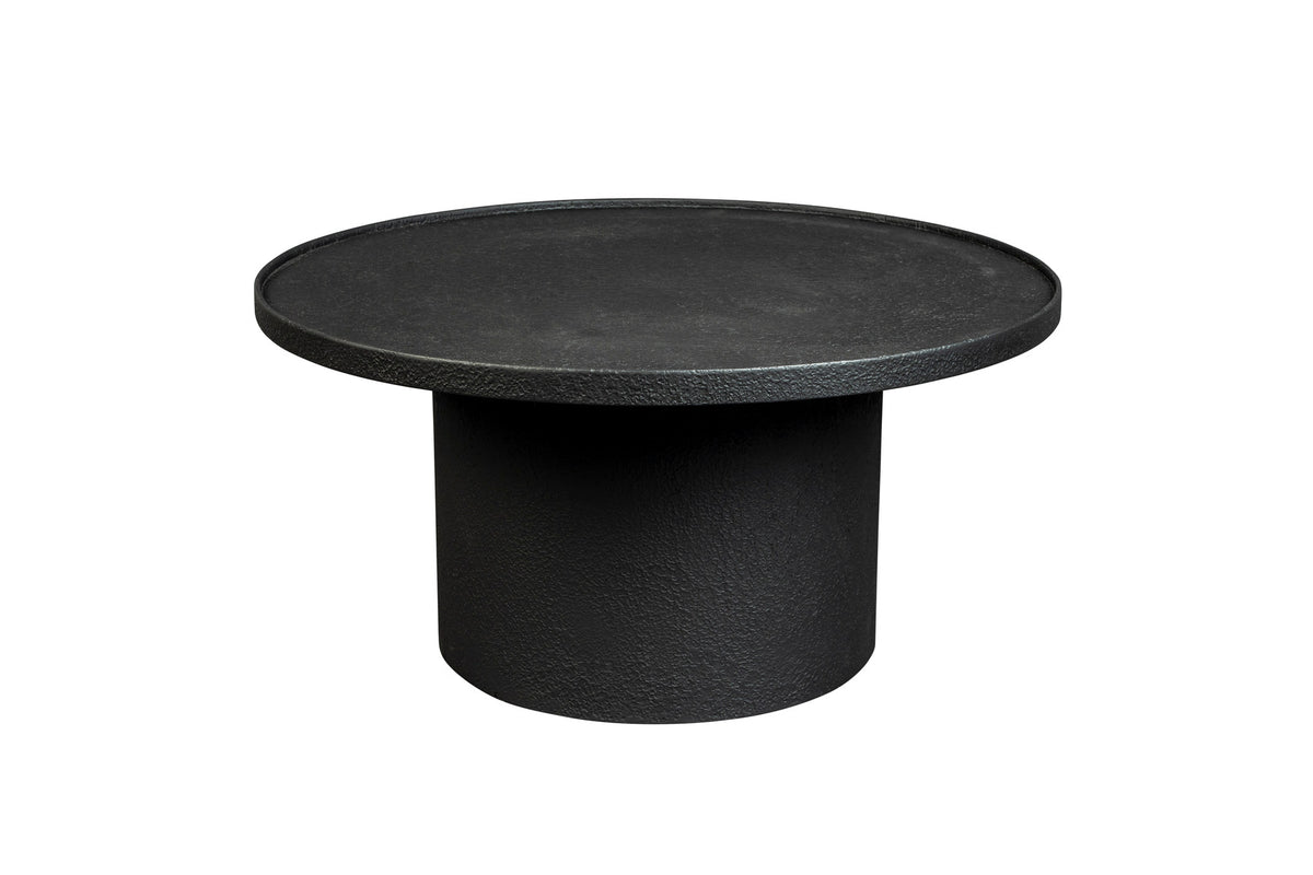 Runder Beistelltisch Winston in Schwarz präsentiert im Onlineshop von KAQTU Design AG. Couchtisch ist von Dutchbone