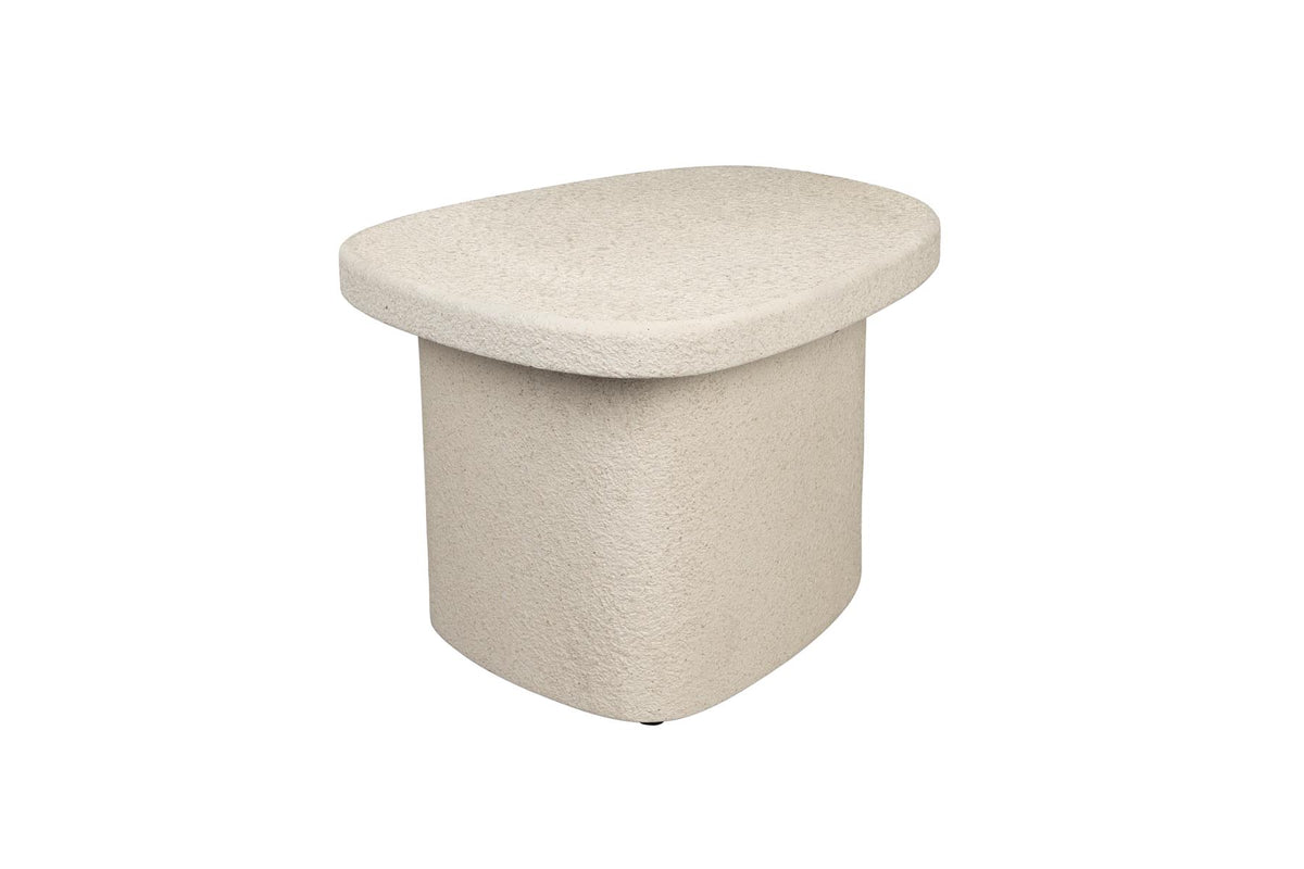 Beistelltisch Veda Low in Beige präsentiert im Onlineshop von KAQTU Design AG. Beistelltisch ist von Dutchbone