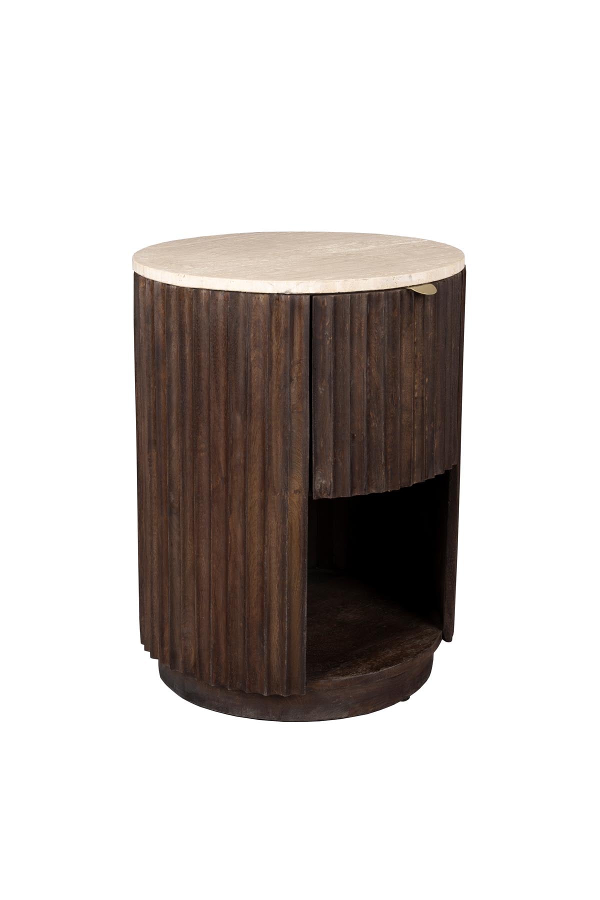 Beistelltisch / Bettgestell Marlow in Braun präsentiert im Onlineshop von KAQTU Design AG. Beistelltisch ist von Dutchbone