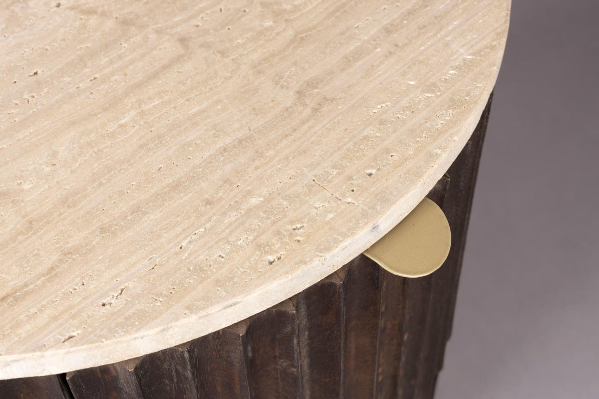 Beistelltisch / Bettgestell Marlow in Braun präsentiert im Onlineshop von KAQTU Design AG. Beistelltisch ist von Dutchbone