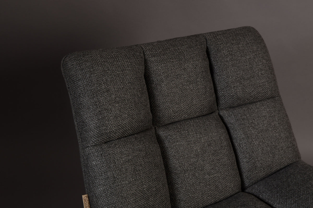 Loungesessel Bar in Dunkelgrau präsentiert im Onlineshop von KAQTU Design AG. Sessel ist von Dutchbone