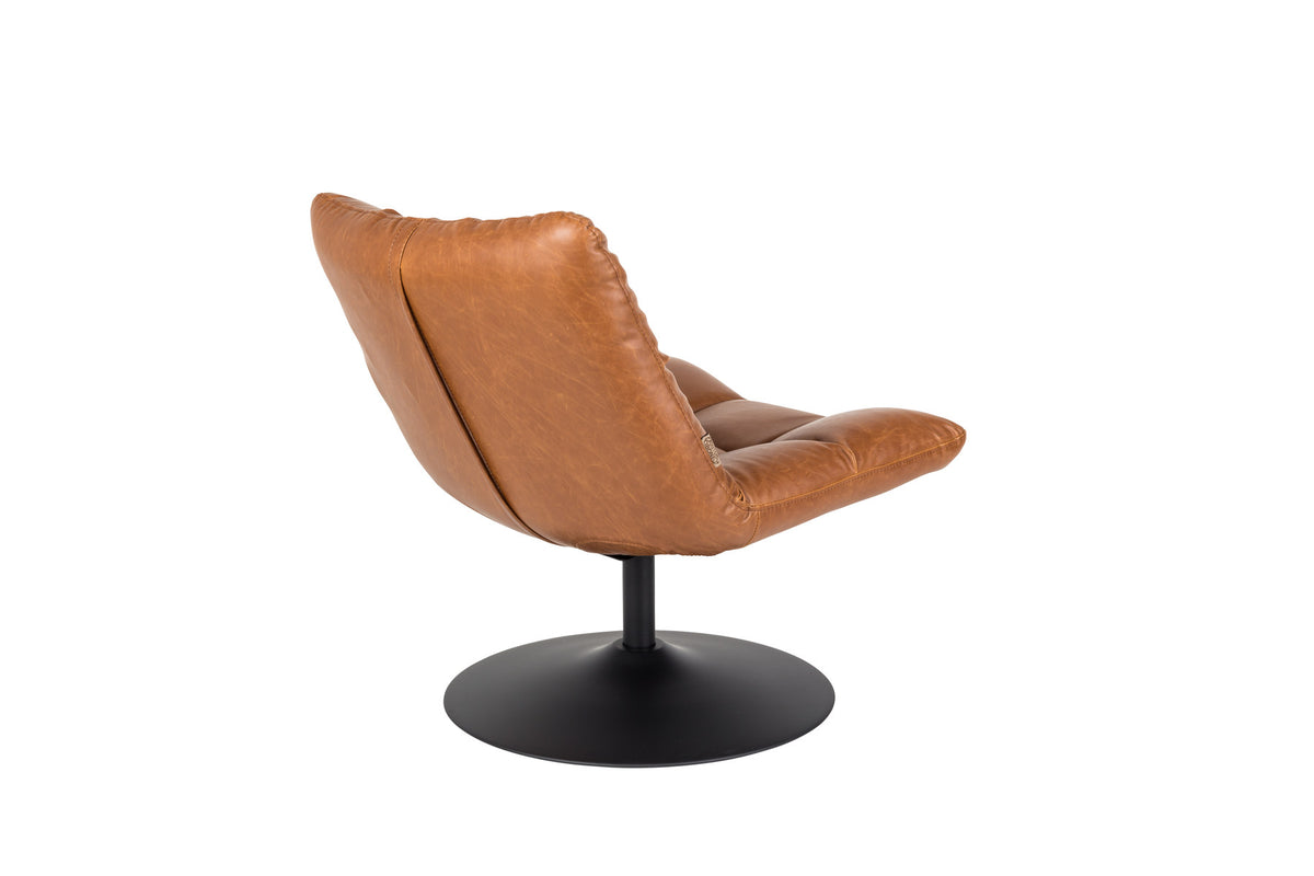 Loungesessel Bar in Braun präsentiert im Onlineshop von KAQTU Design AG. Sessel ist von Dutchbone