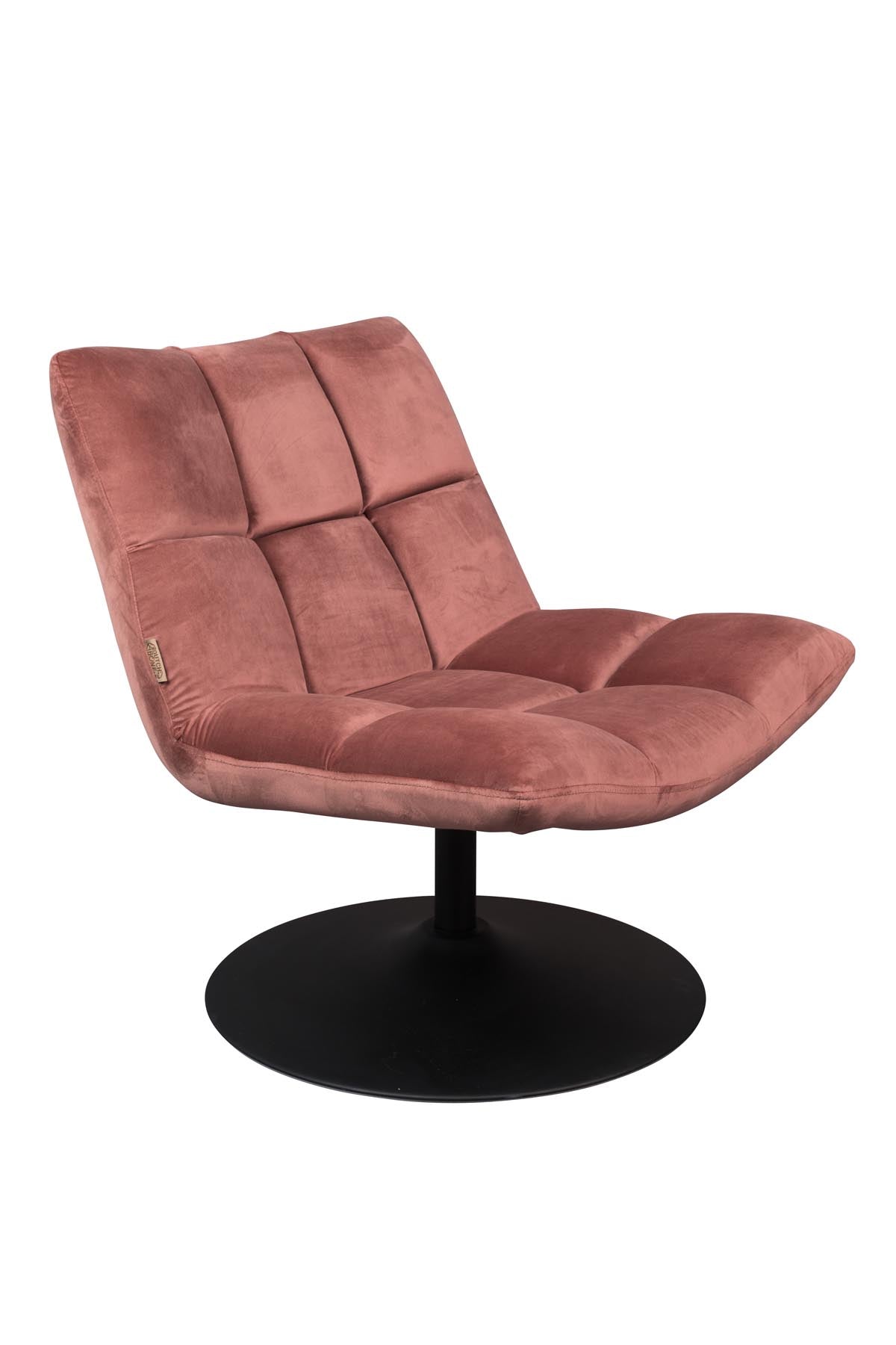 Loungesessel Bar Velvet in Altrosa präsentiert im Onlineshop von KAQTU Design AG. Sessel ist von Dutchbone