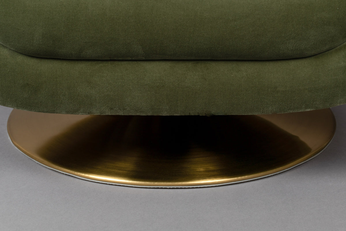 Loungesessel Member in Olive präsentiert im Onlineshop von KAQTU Design AG. Sessel ist von Dutchbone