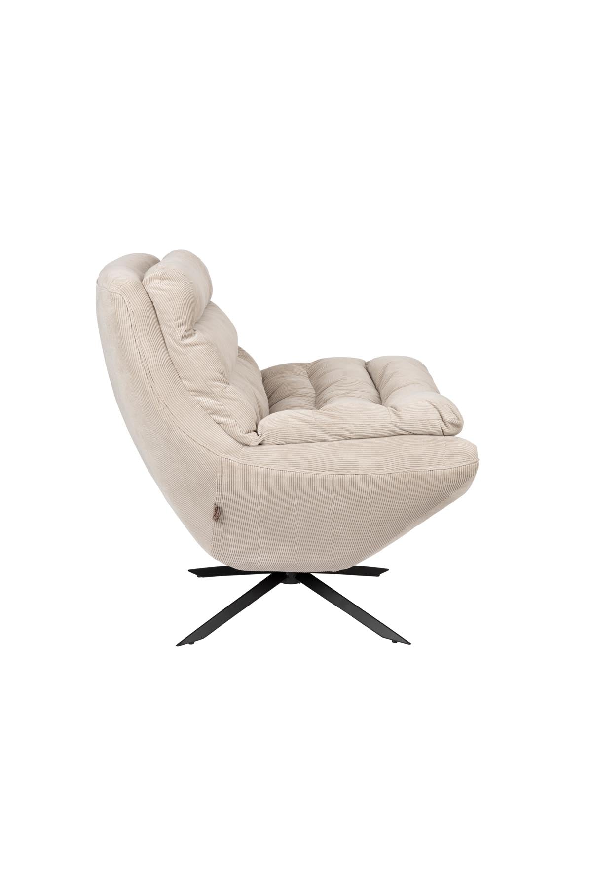 Loungesessel Vince in Beige präsentiert im Onlineshop von KAQTU Design AG. Sessel ist von Dutchbone