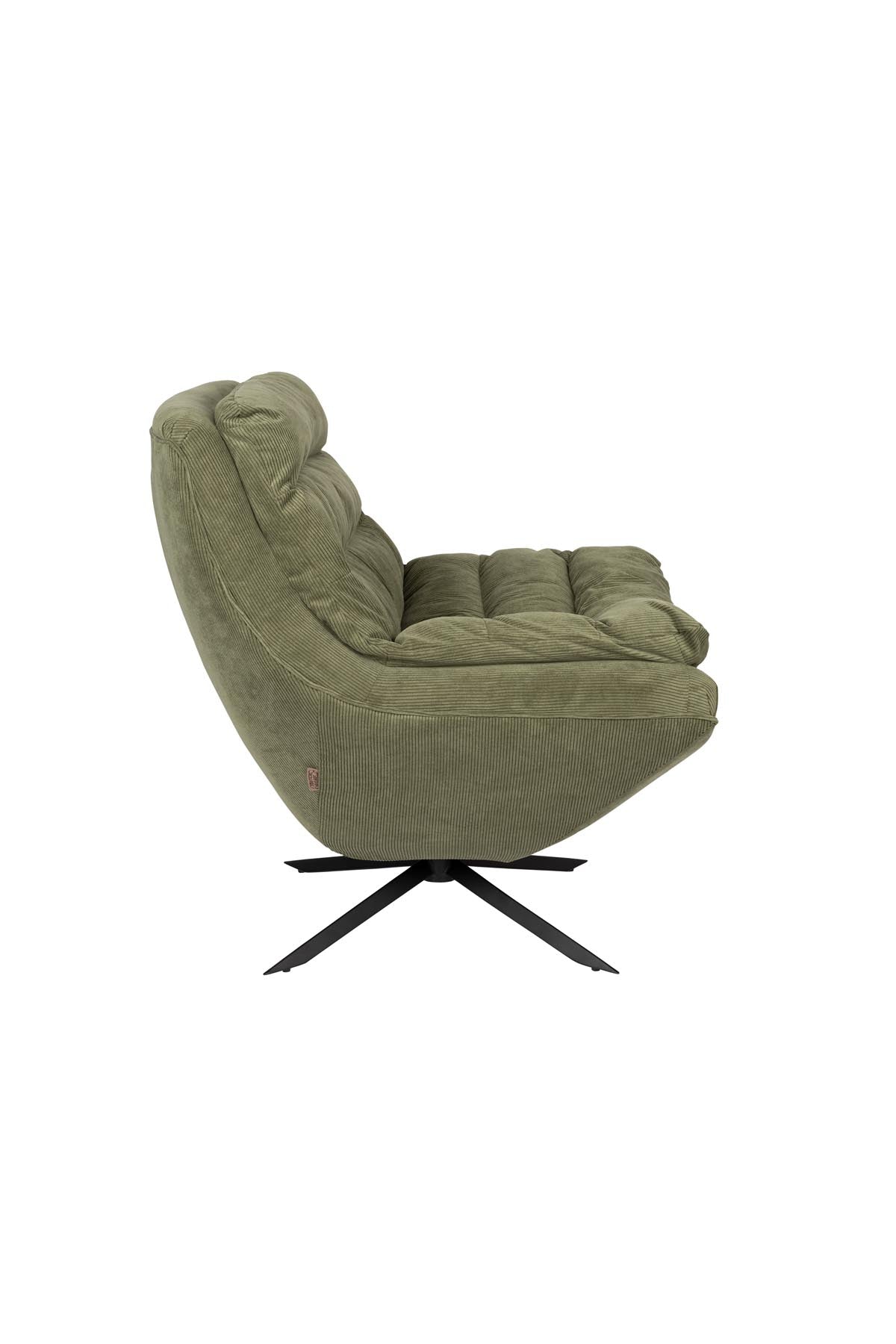 Loungesessel Vince in Grün präsentiert im Onlineshop von KAQTU Design AG. Sessel ist von Dutchbone